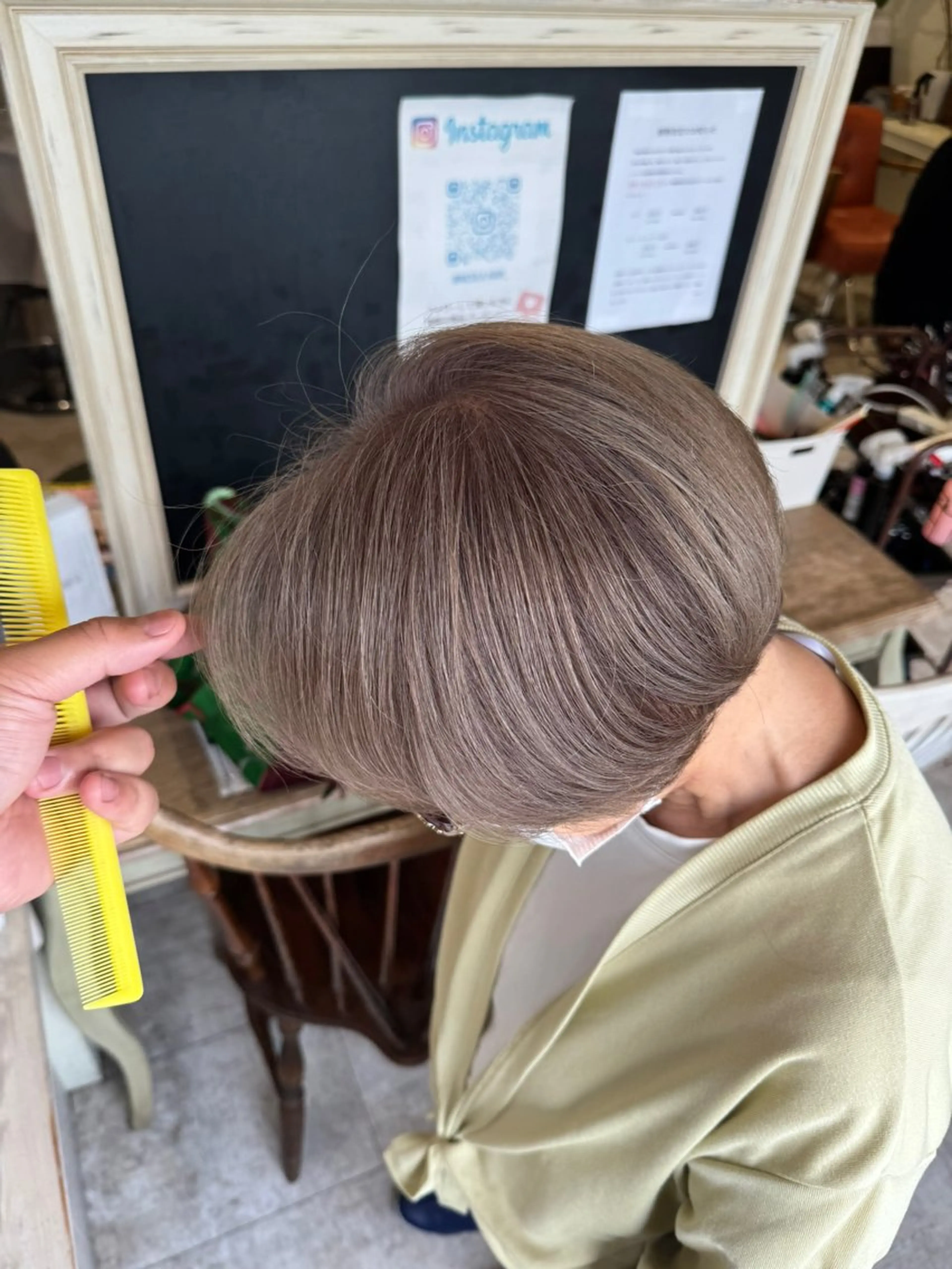 【ご新規白髪モデル様限定】⭐︎お試し⭐︎白髪が気になる方👩‍🦳白髪ぼかし➕メンテナンスカット付きの写真