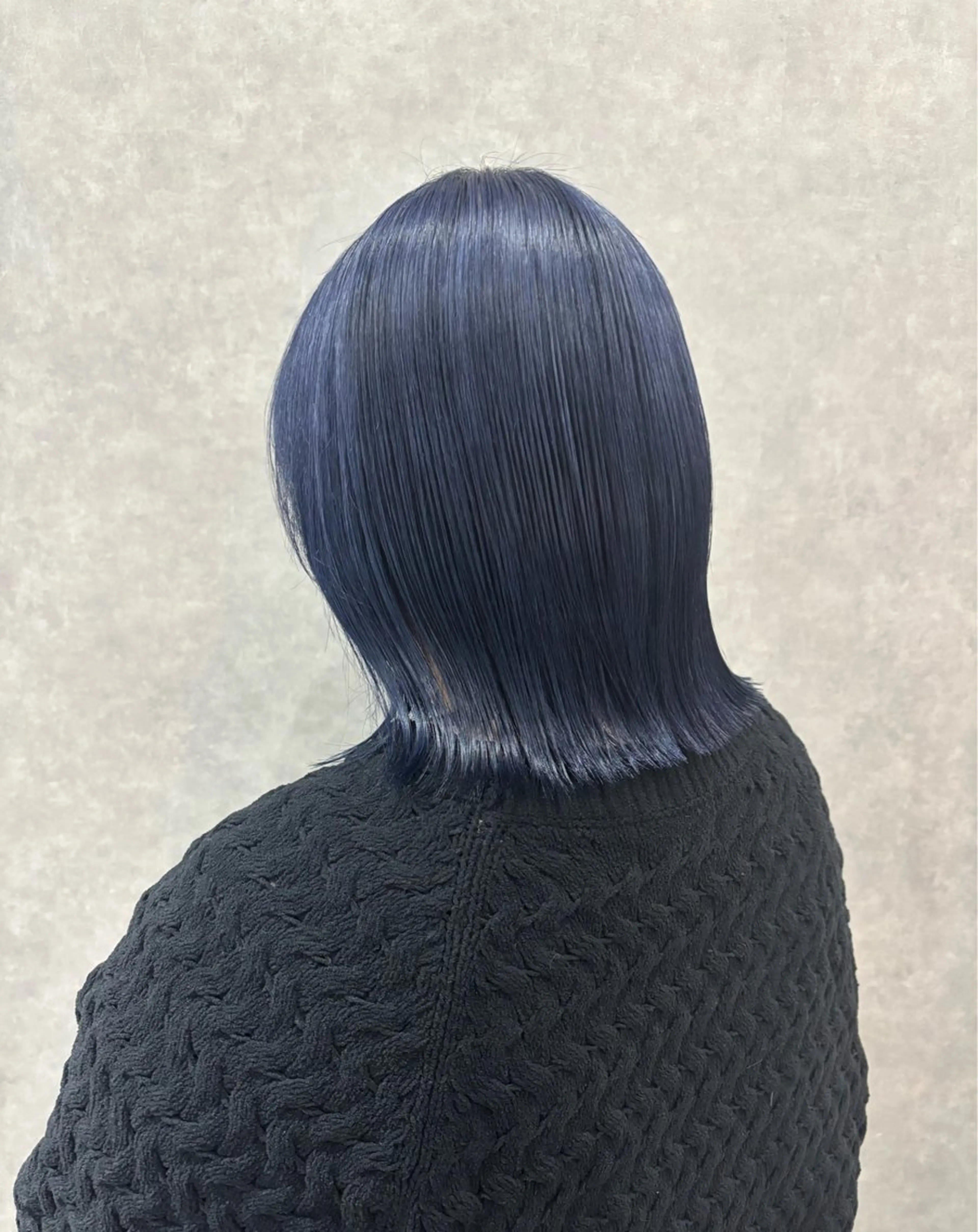 ミディアム カット ヘアカラー つちくら あみのヘアスタイル