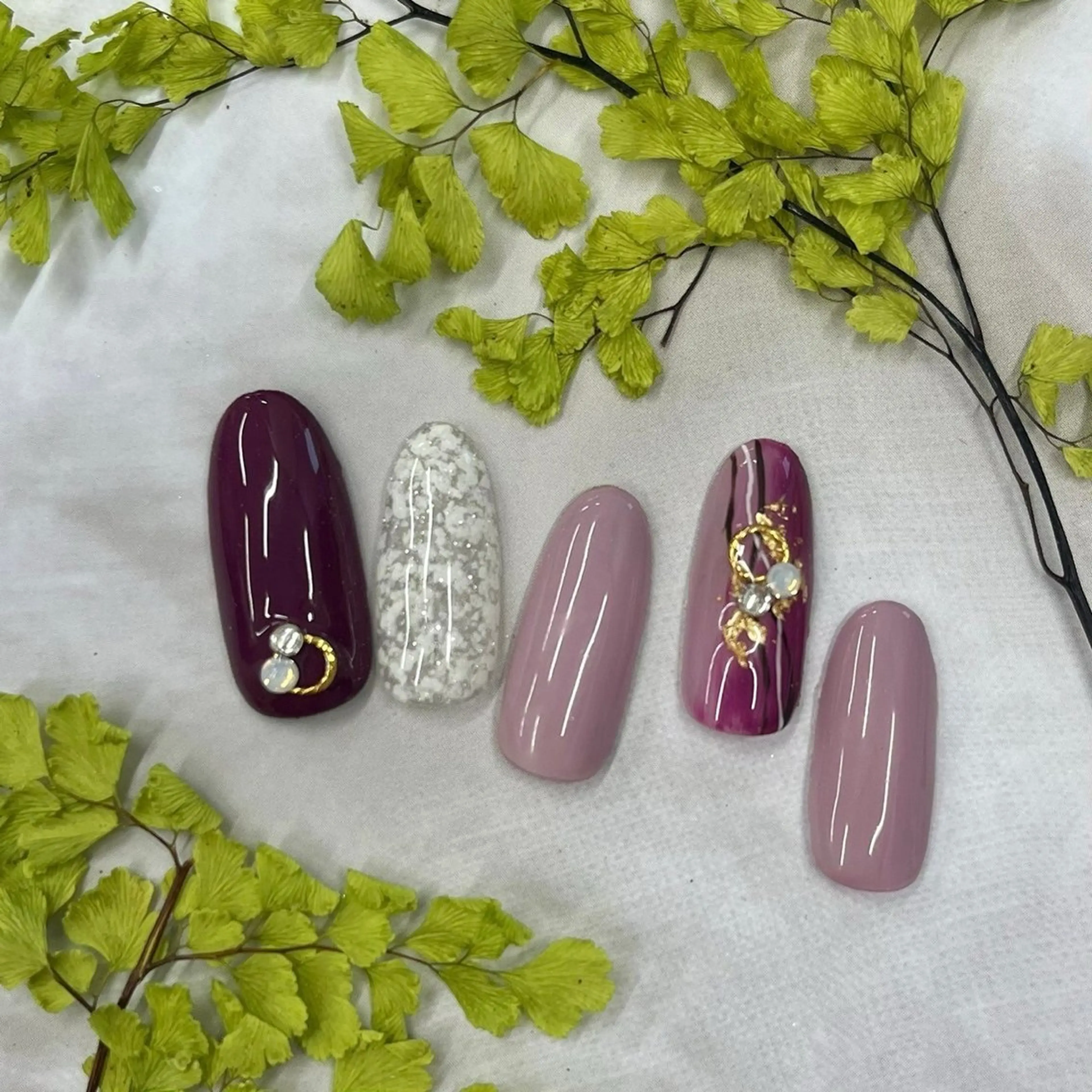 ネイル ⭐︎休業中の練習⭐︎ JNA認定講師髙橋のネイルデザイン