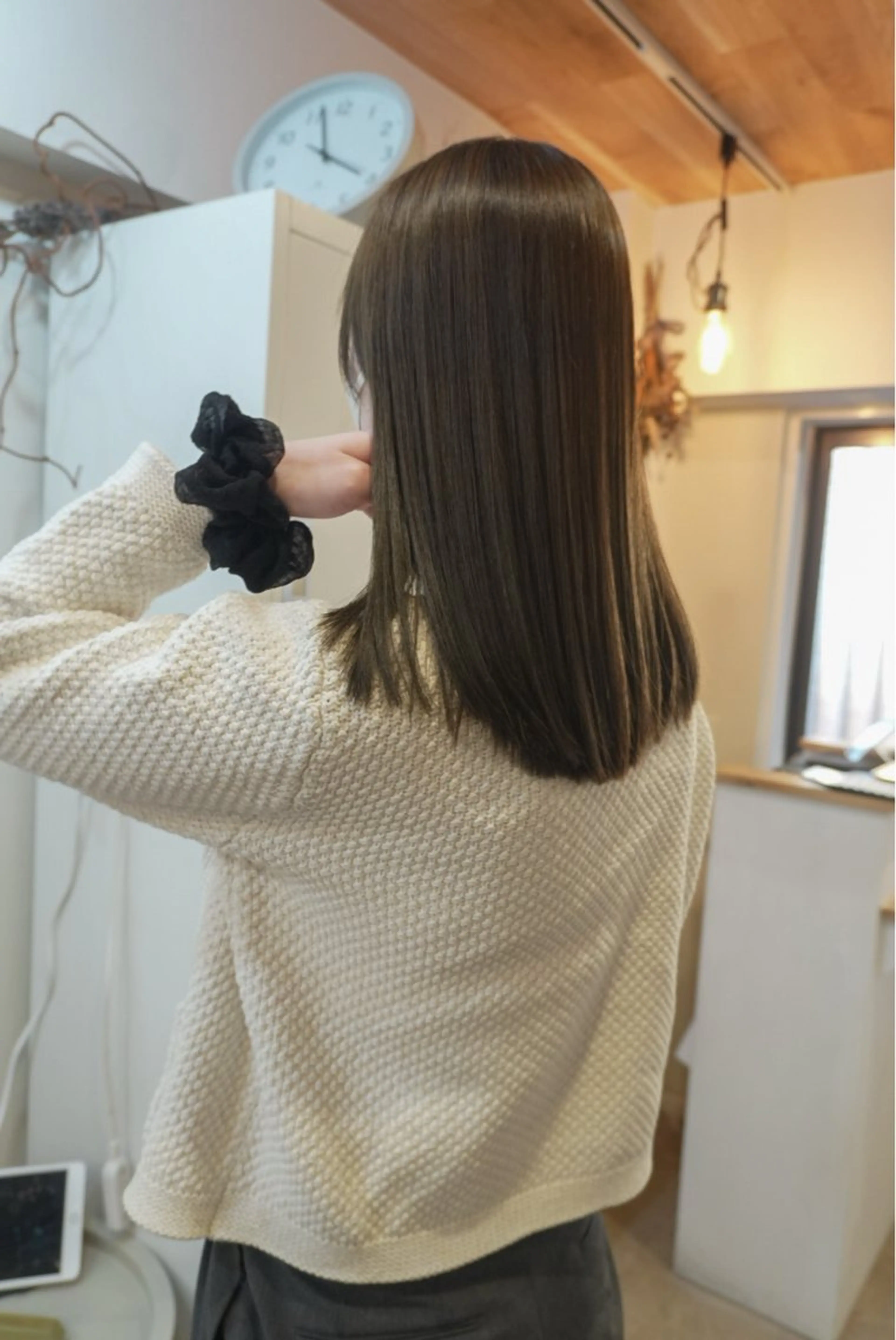 セミロング カラー カット ヘアカラー トリートメント トレンドと似合わせ/ マンツーマン/西上楓のヘアスタイル