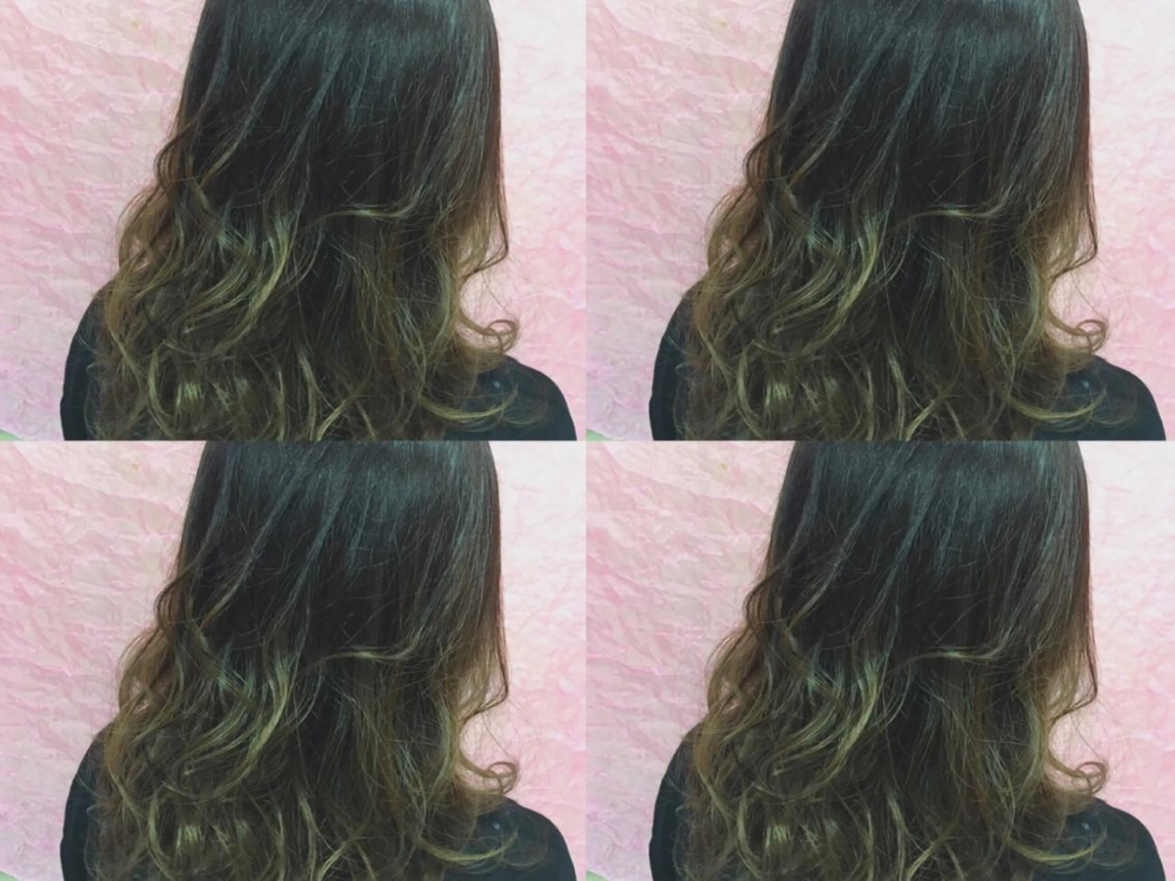 ミディアム セミロング カラー boutique misakiのヘアスタイル