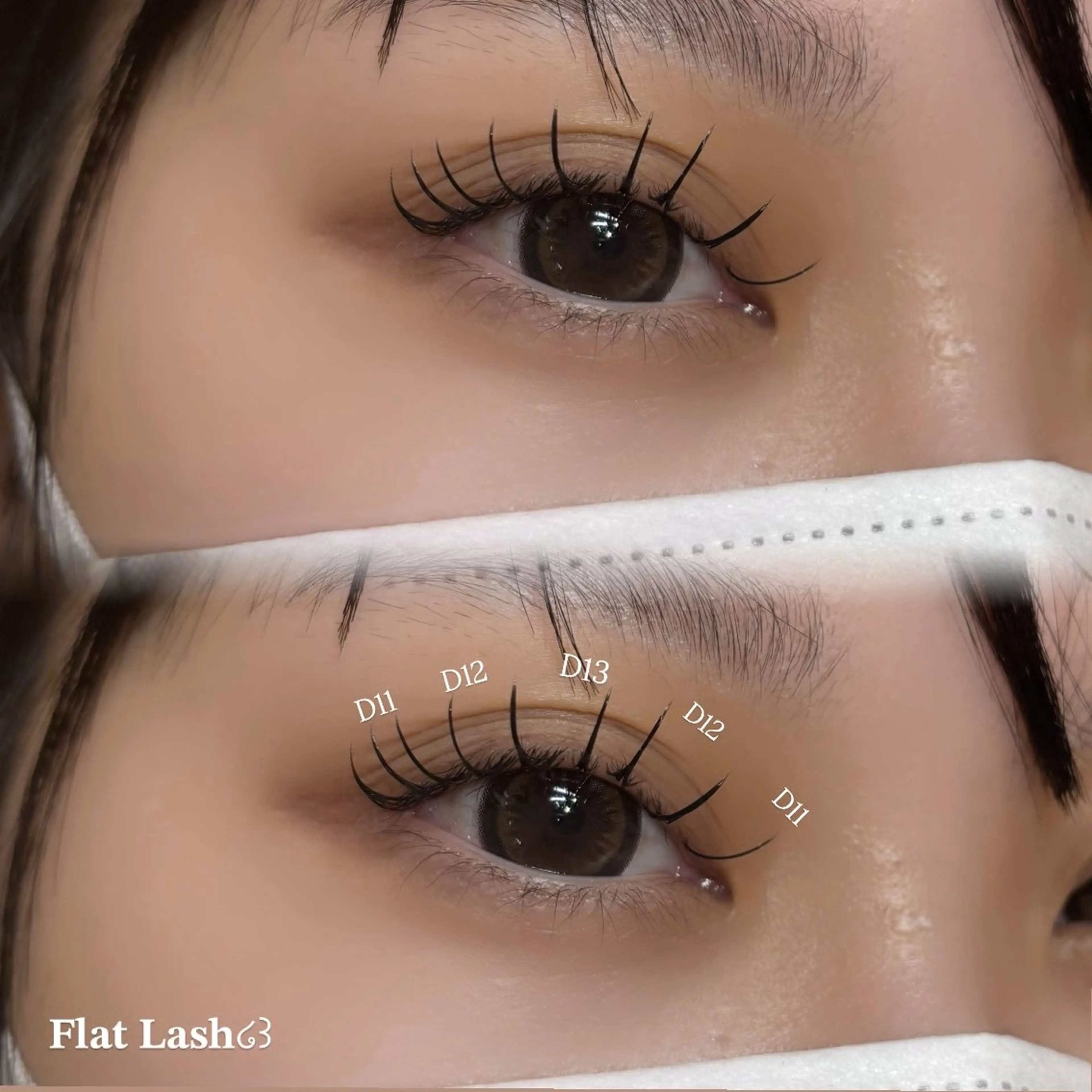 マツエク・マツパ 束感まつ毛 Dカール 韓国風マツエク ナチュラル YUZUKI .⋆𝜗𝜚のマツエク・マツパデザイン