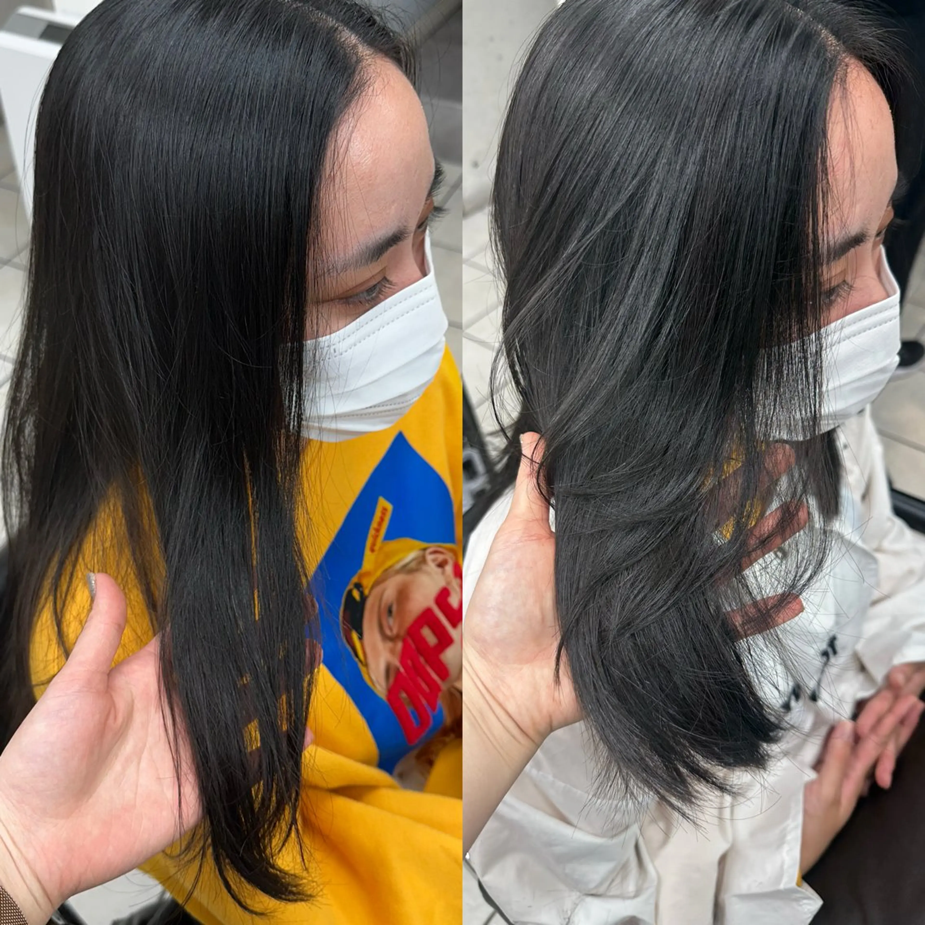 ミディアム 星野 菜月のヘアスタイル