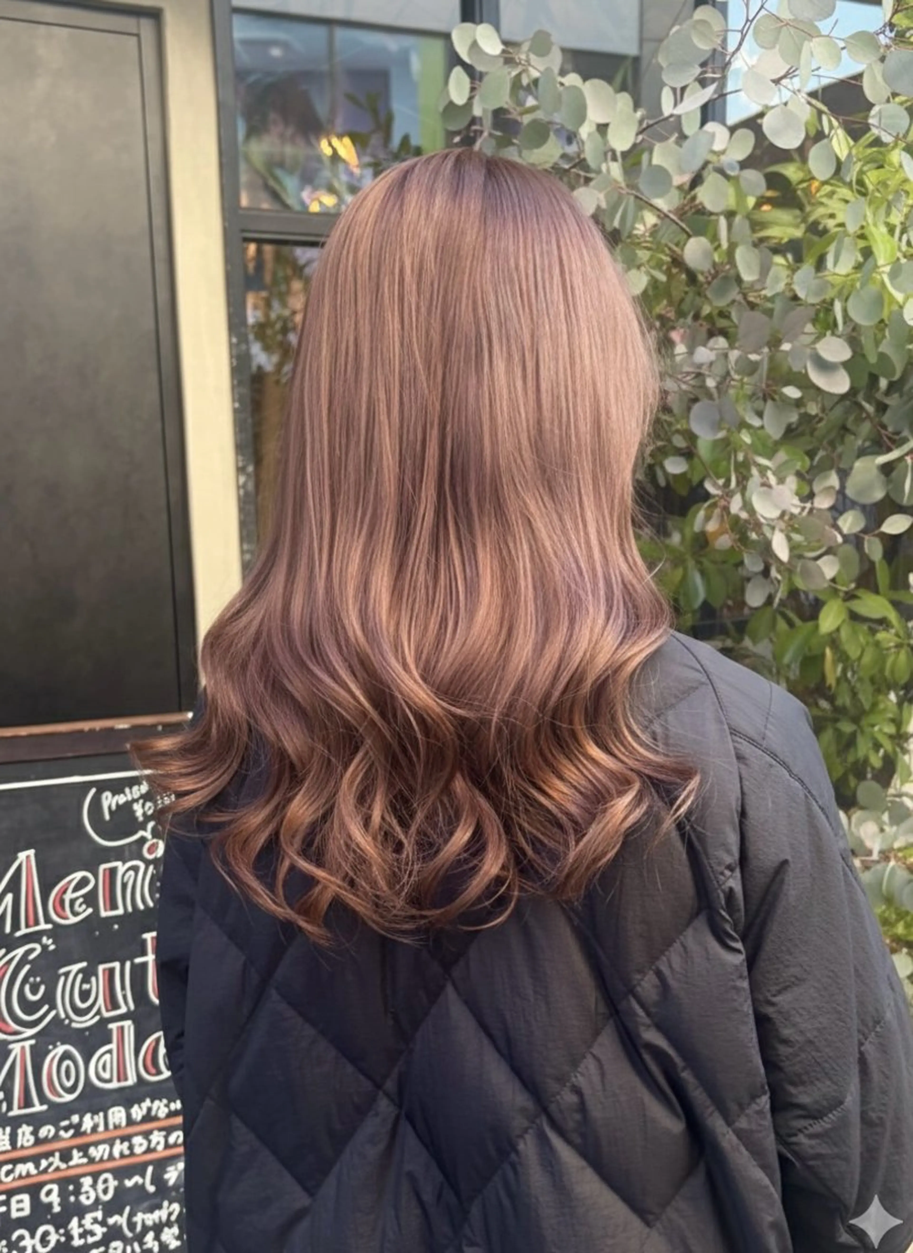 カラー ベージュカラー ラベンダーカラー ヘアカラー 竹内 春奈のヘアスタイル