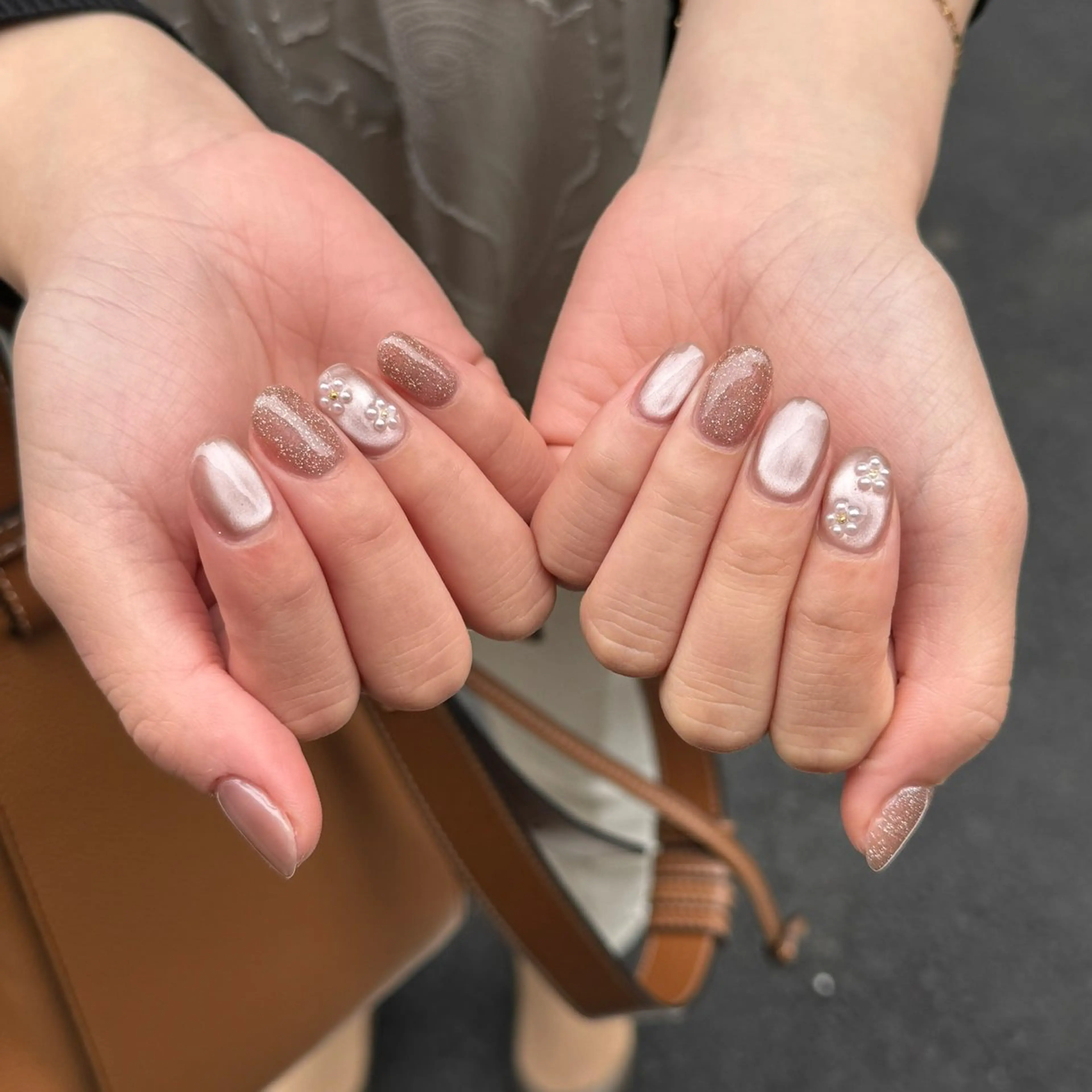 ネイル マグネットネイル ハンドネイル 𝐫𝐚𝐢 𝐧𝐚𝐢𝐥のネイルデザイン