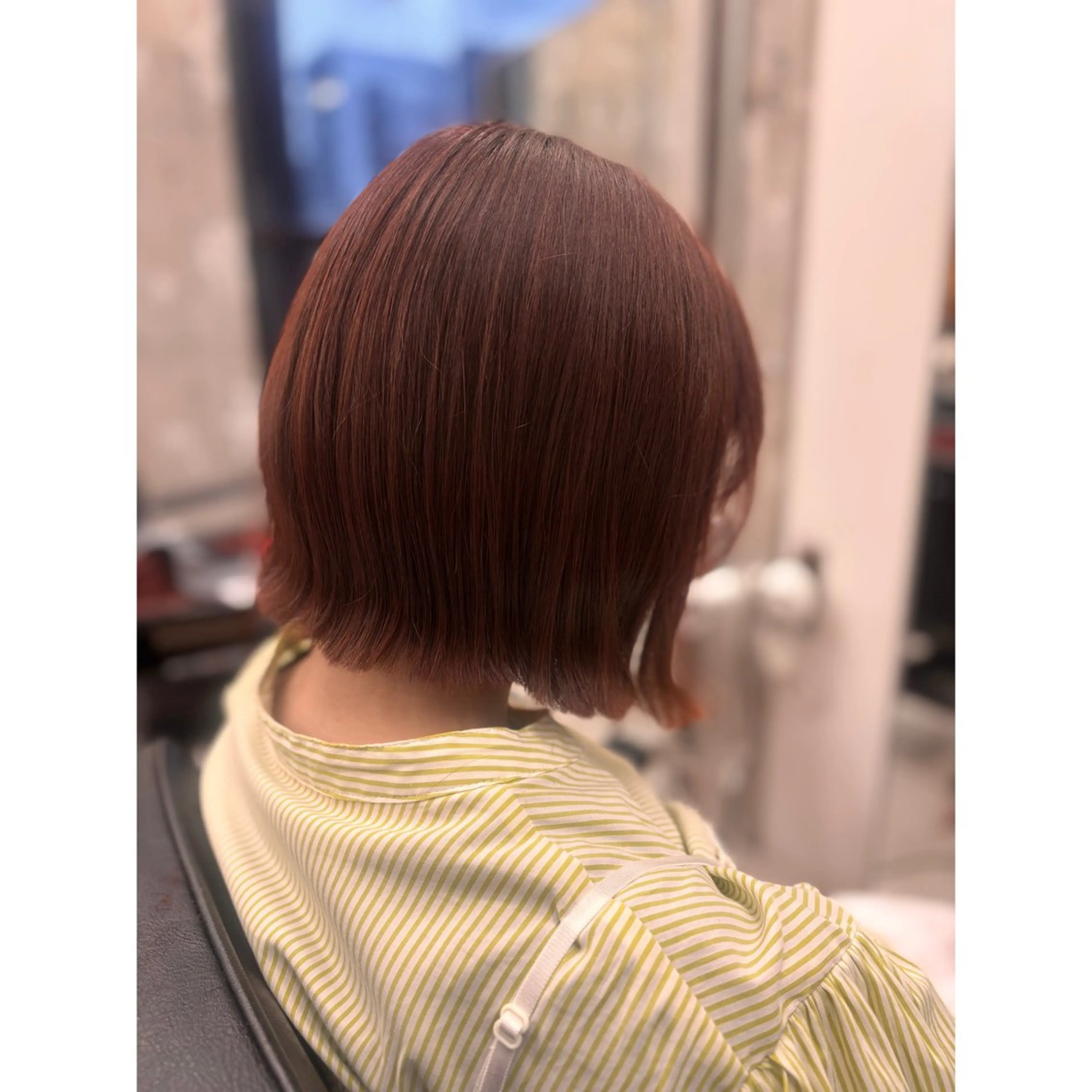 ショート カット ヘアカラー Bob🌟ブリーチ カラー🦋RENAのヘアスタイル