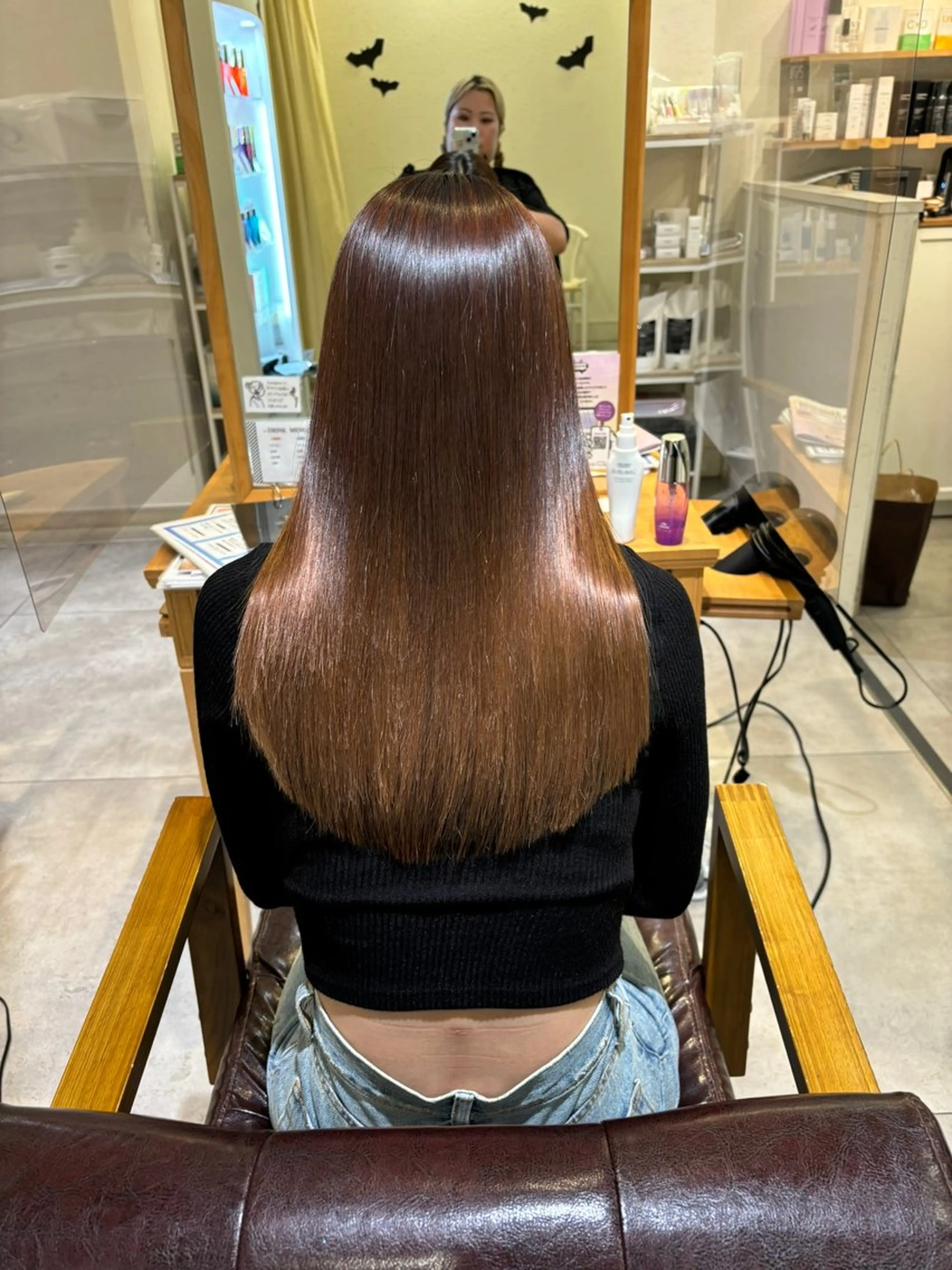 ロング 髪質改善 カット 縮毛矯正 BLENDby happiness所属・KAORU/絹髪 /髪質改善/奈良のヘアスタイル