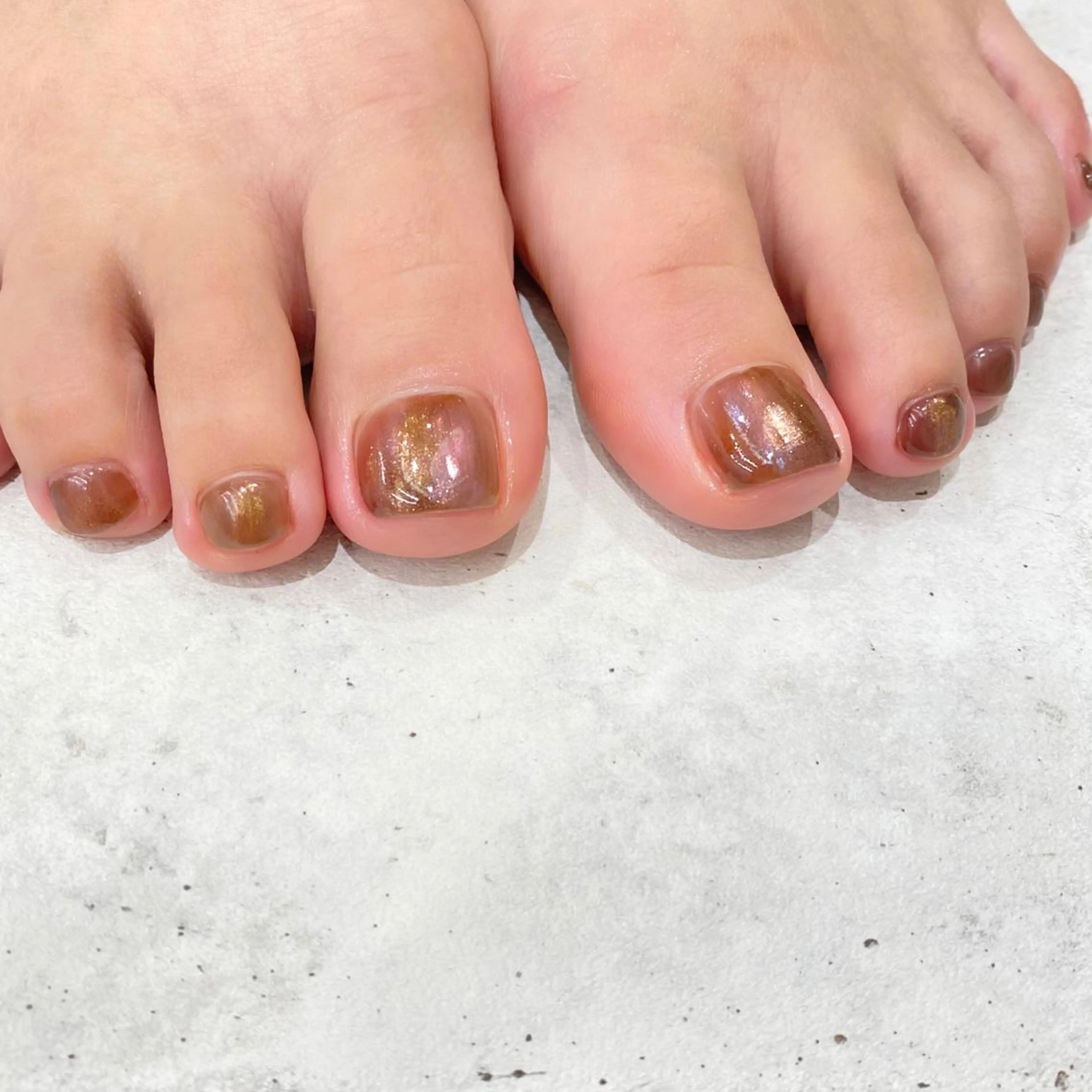 ネイル フットネイル フットネイル Yuriko Omi パラジェル/渋谷のネイルデザイン