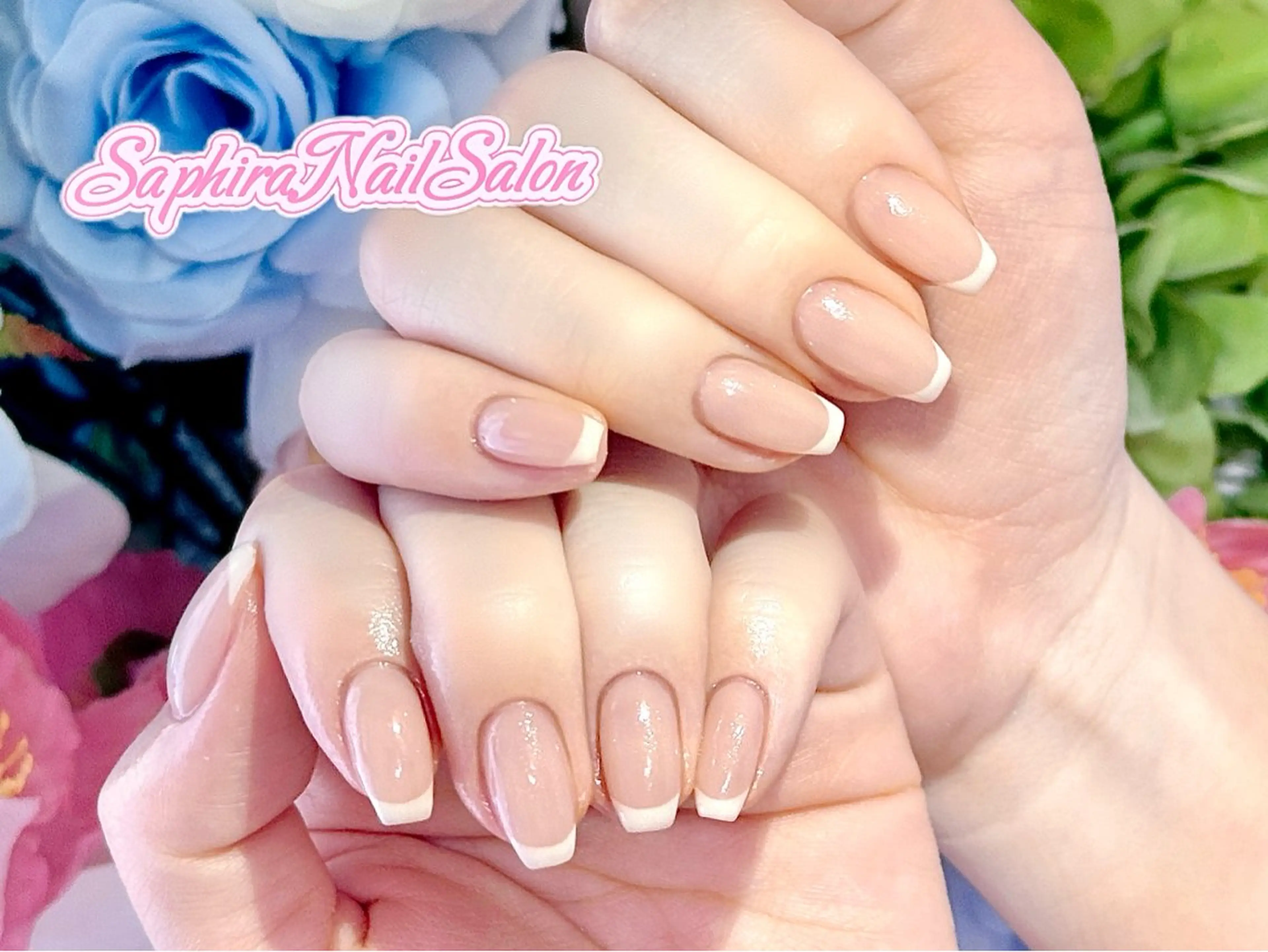 カラー ハンドネイル Saphiraネイル サロン錦糸町のネイルデザイン