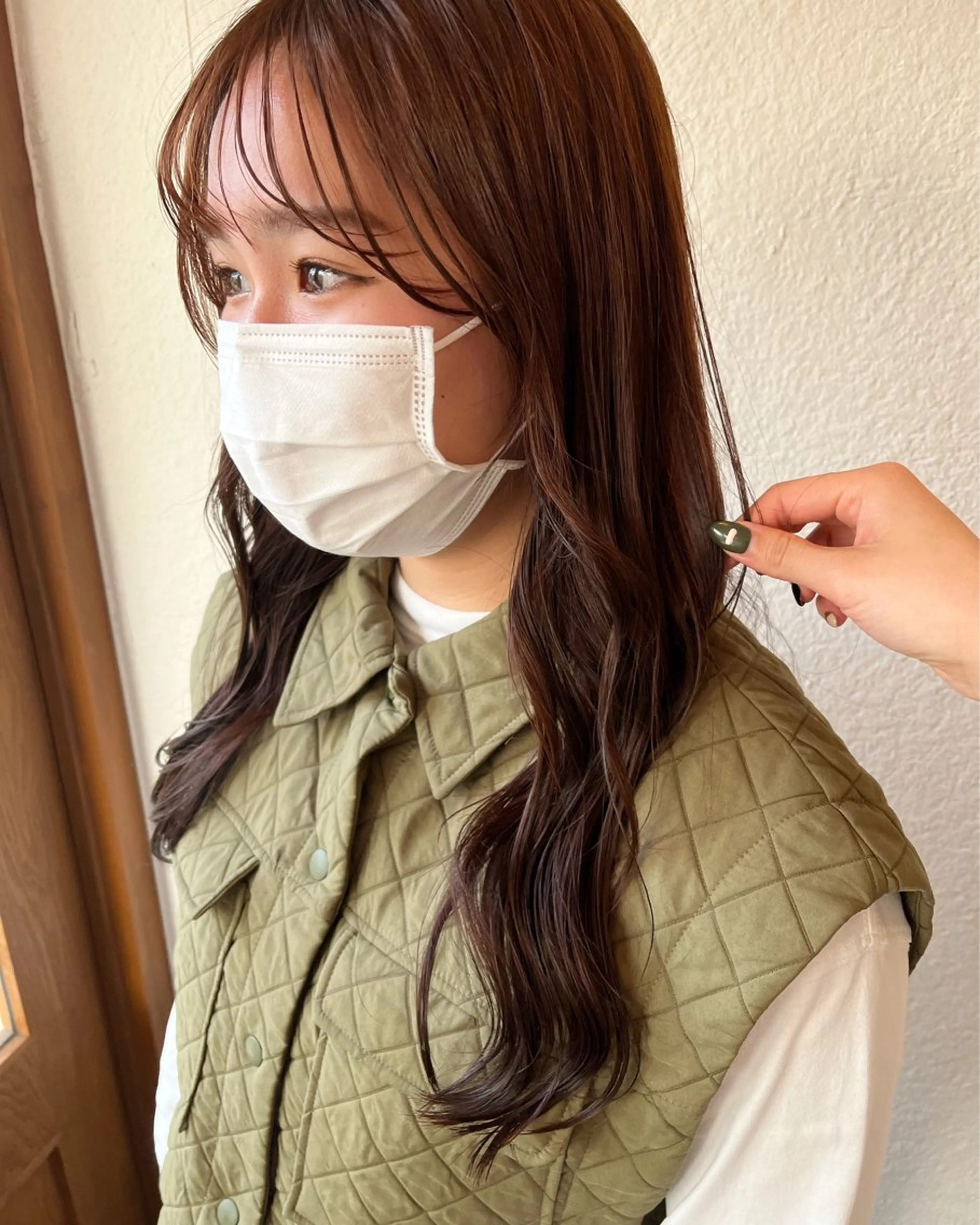 ロング カラー ヘアアレンジ ブリーチ ブリーチなしカラー オレンジ 姫路/飾磨 reika 🌛のヘアスタイル