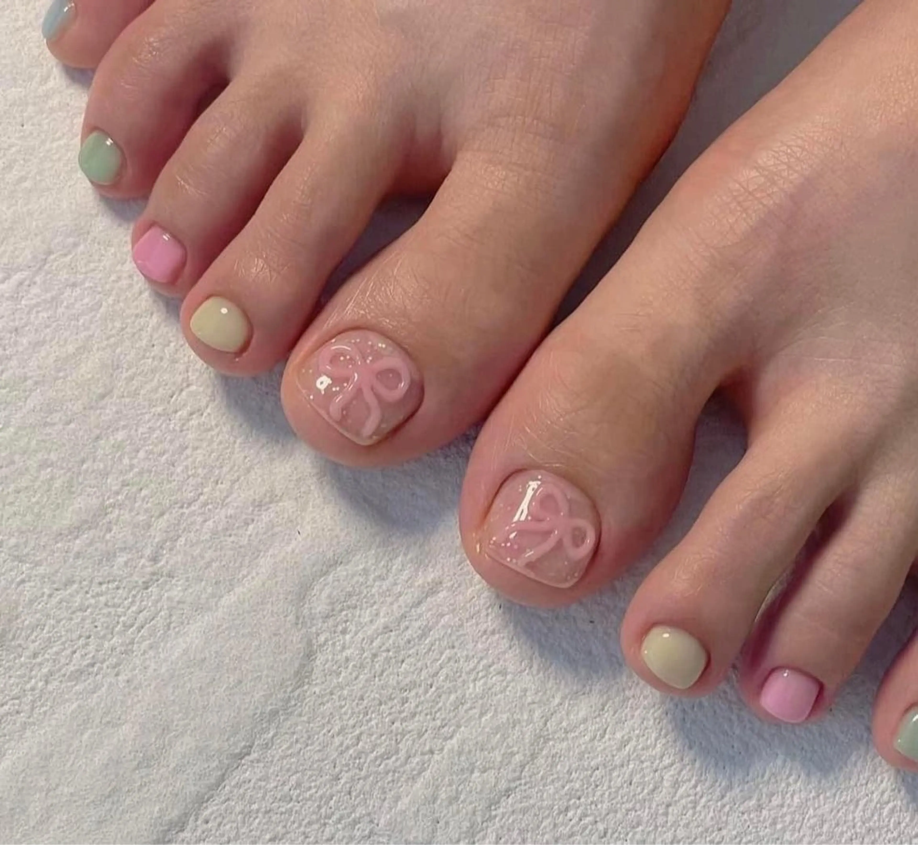 ネイル フットネイル 韓国ネイル 高橋 ユキのネイルデザイン