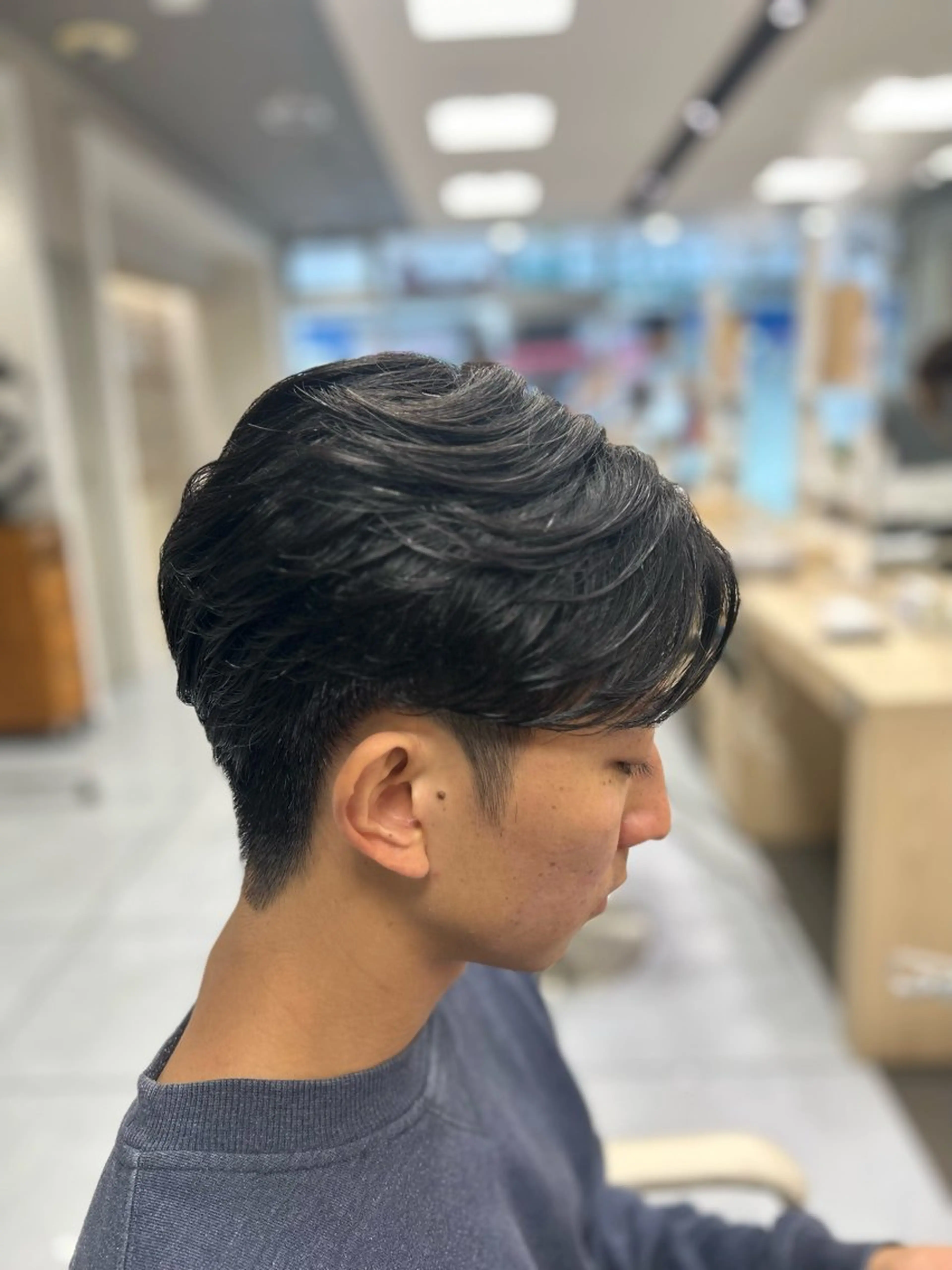 ショート パーマ メンズ カット パーマ メンズ特化韓国風 パーマスタイル/りんのヘアスタイル