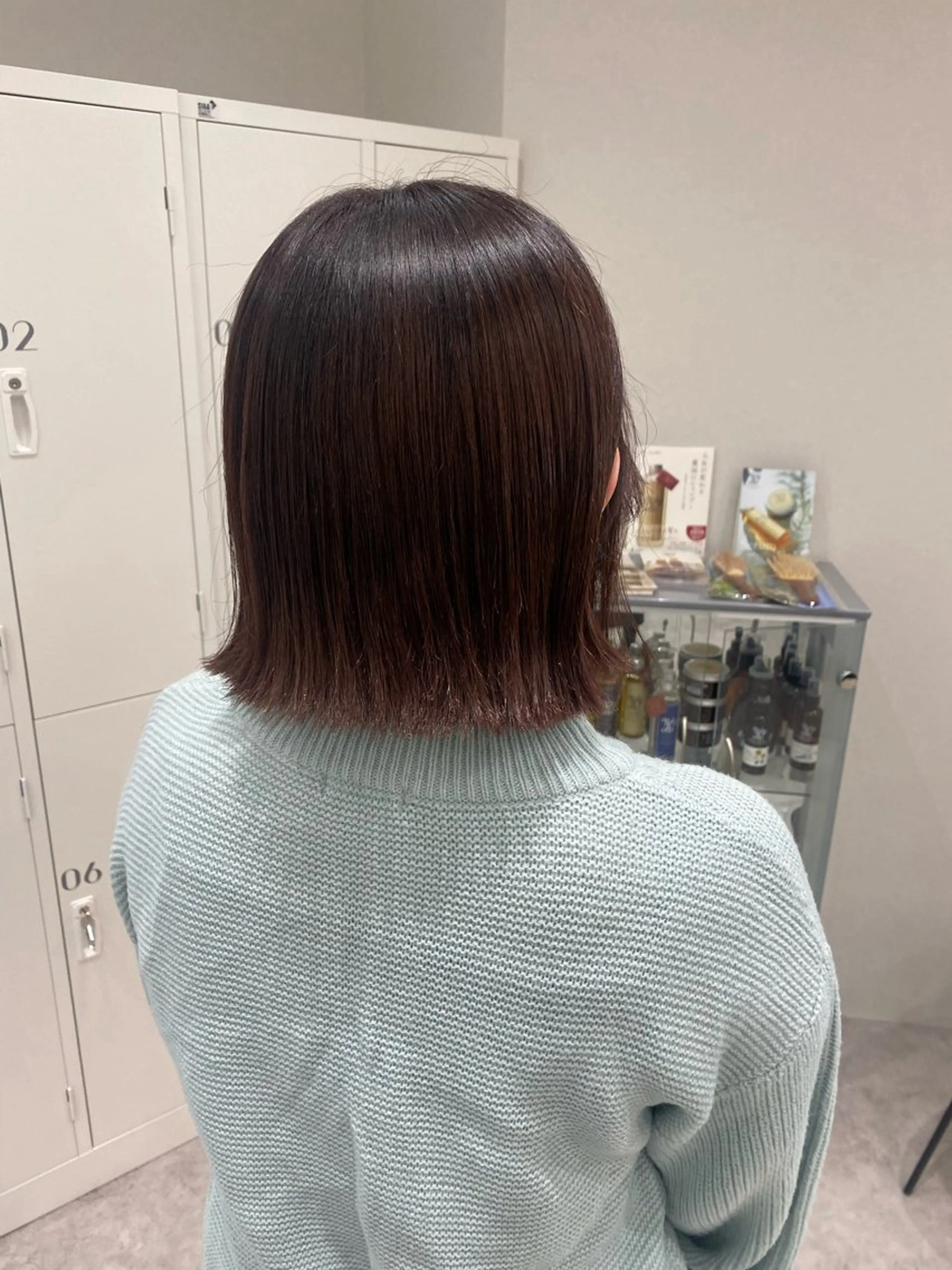 ミディアム カラー ヘアアレンジ ボブ カット ボブ /ニュアンス/ satomi🧸💖のヘアスタイル