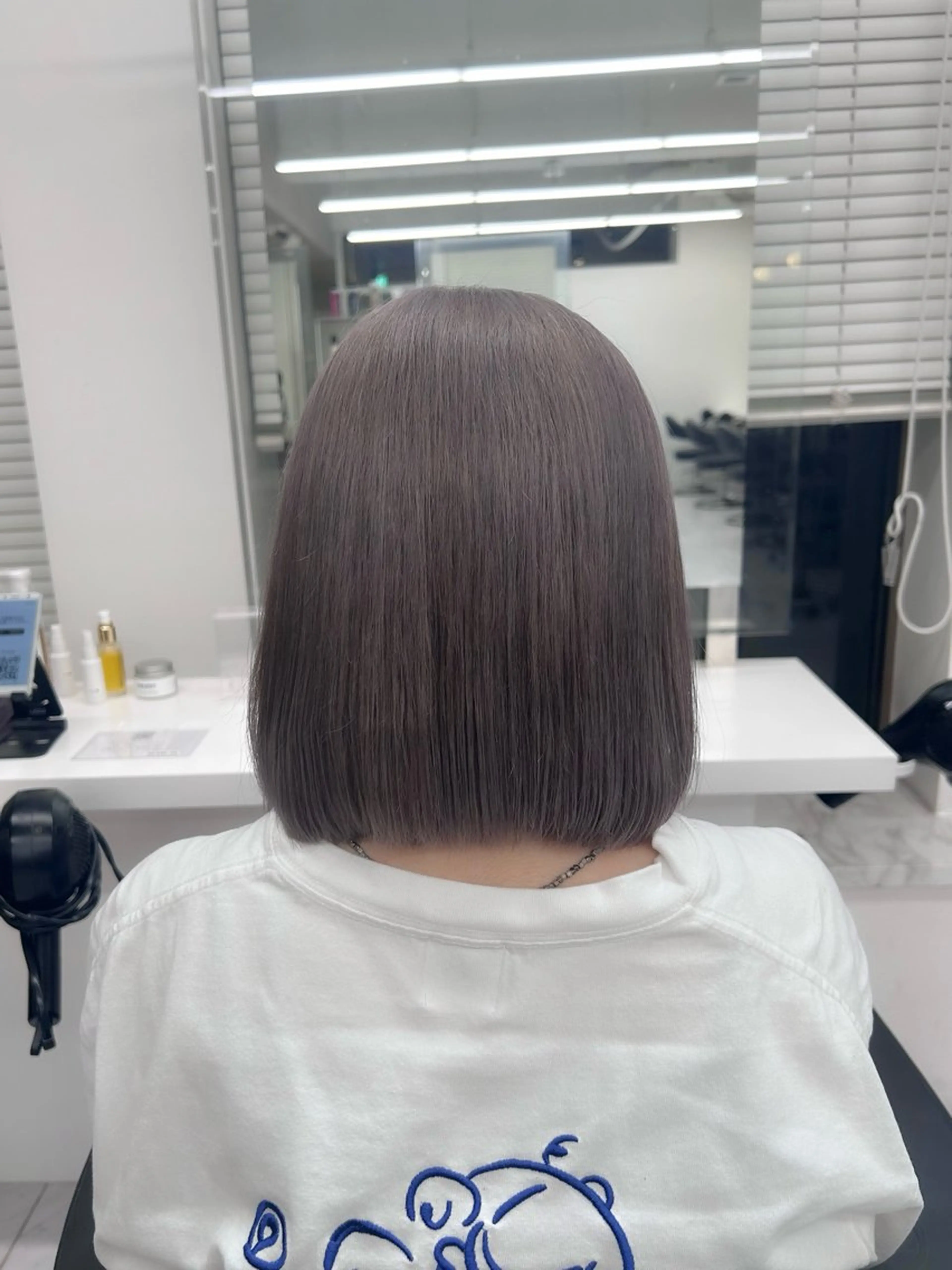 ショート カラー パーマ ヘアアレンジ メンズ キッズ ブリーチなしカラー/ ブラウン/レイヤーのヘアスタイル