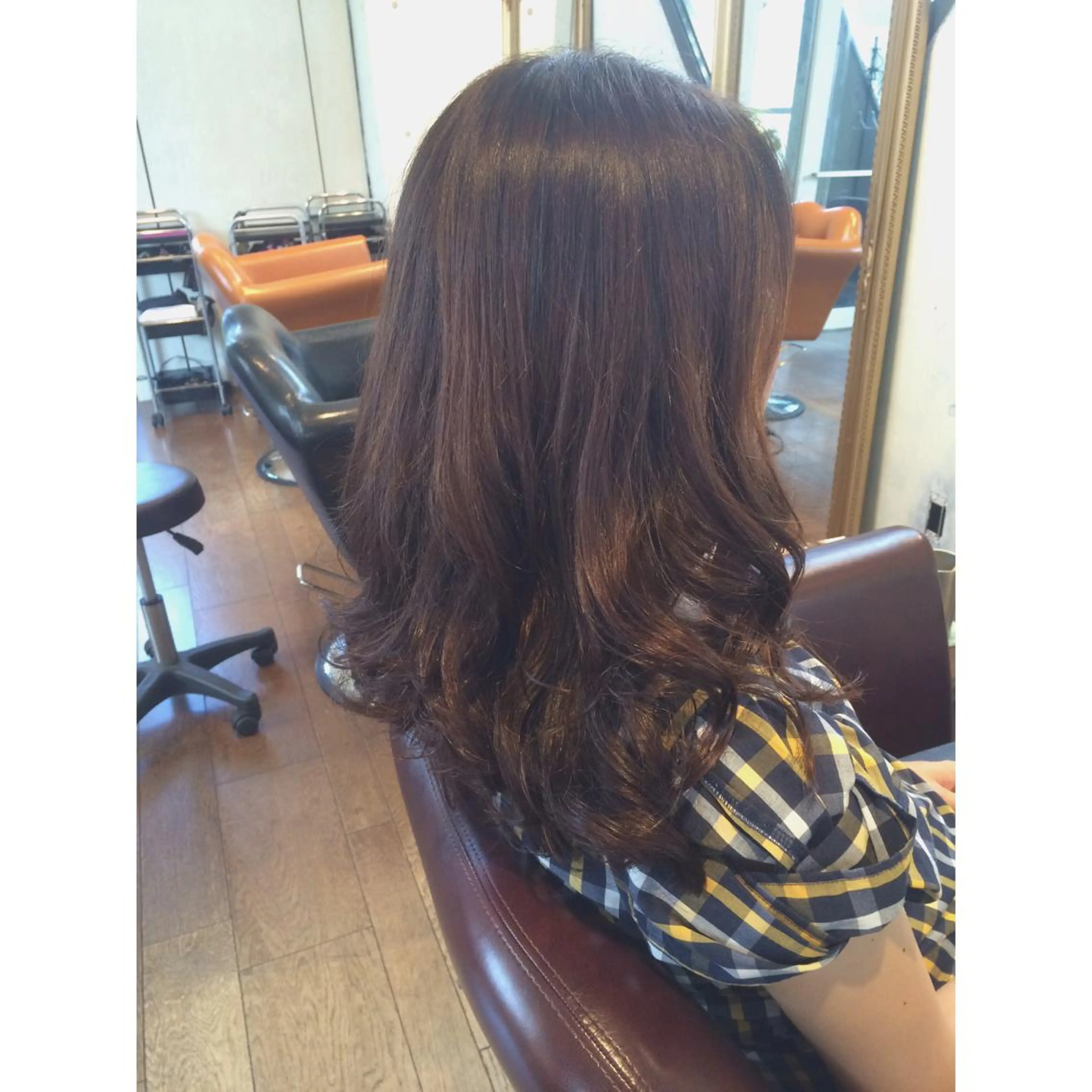 ミディアム カラー パーマ ミディアムパーマ デジタルパーマ マエダ　カズエ🫶 coronahairのヘアスタイル