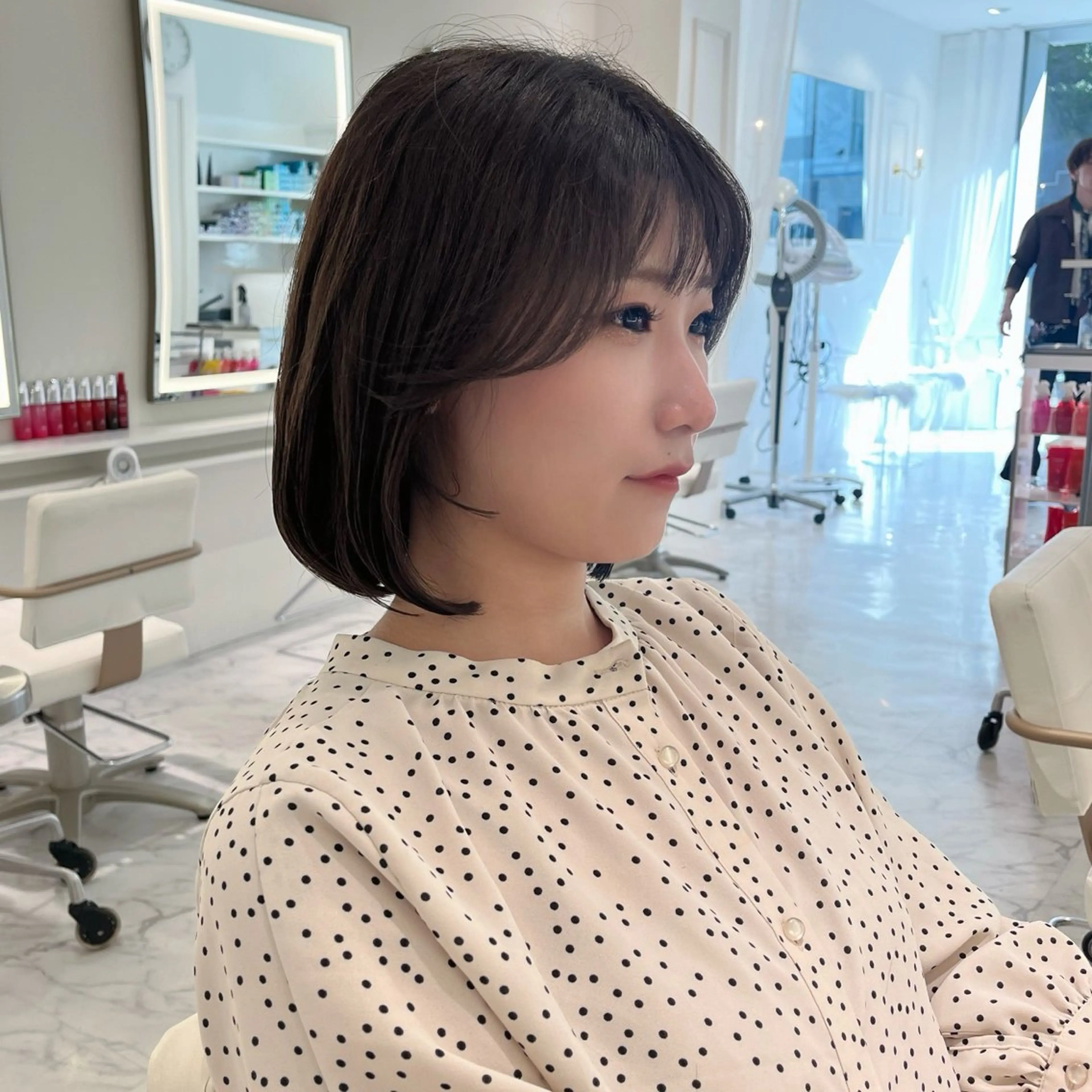 ショート ボブ カット ヘアカラー ParveMix /石田 佳澄🩶のヘアスタイル