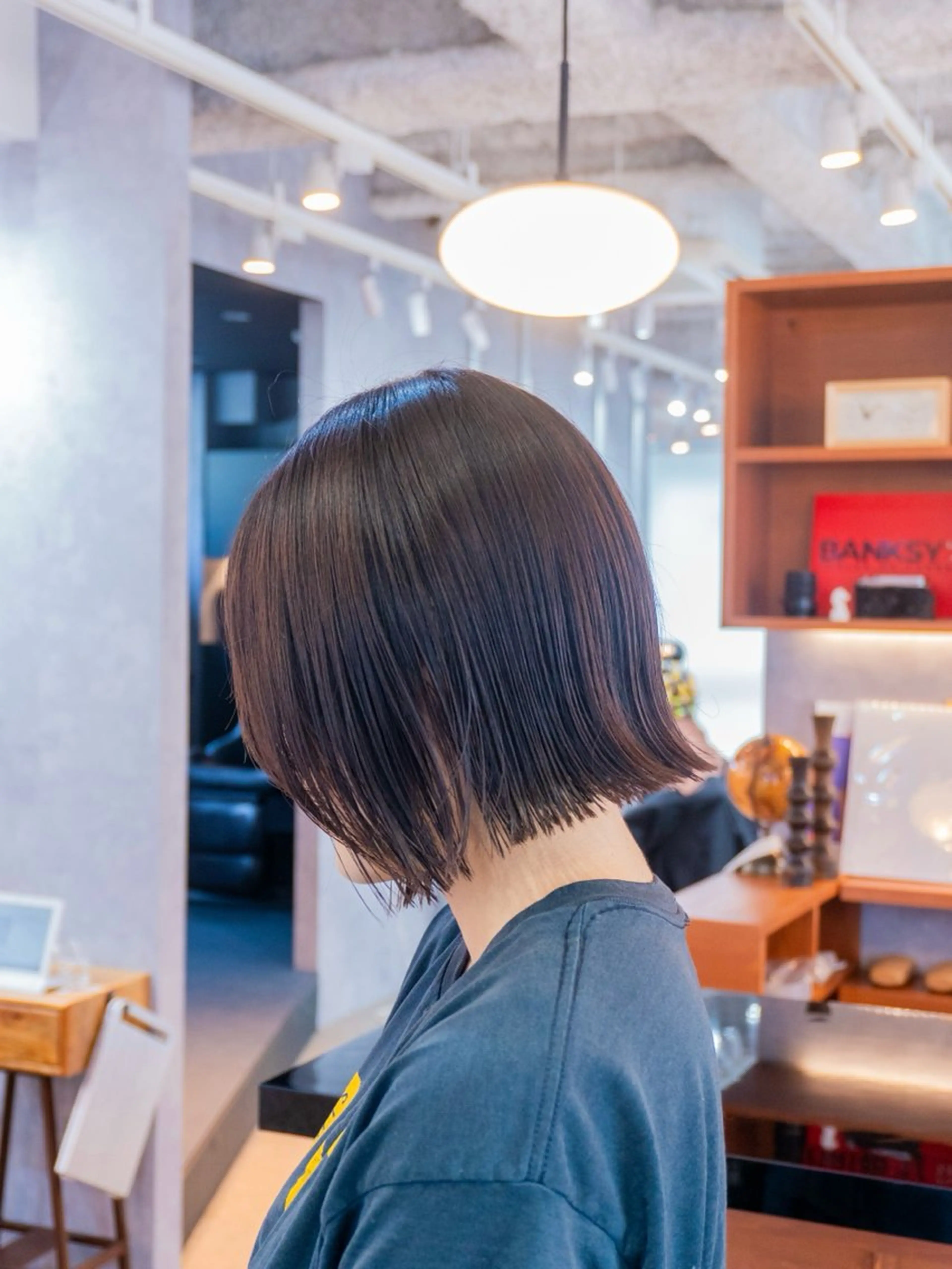 ショート 切りっぱなしボブ ボブ 原颯希/ ボブ/ショートのヘアスタイル