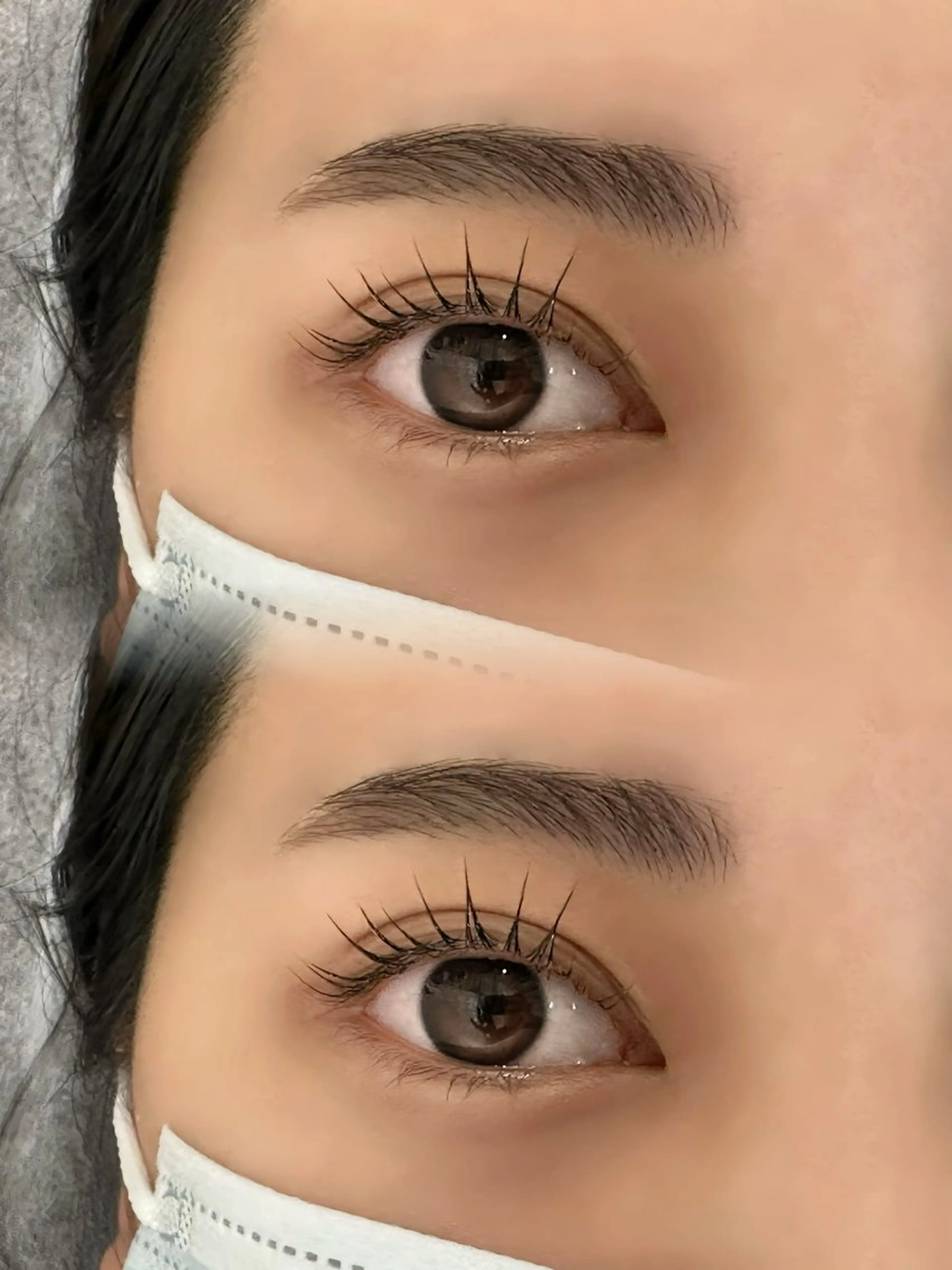 マツエク・マツパ ナチュラル 𝗘𝗬𝗘𝗟𝗔 SAKURA˙⋆✮のマツエク・マツパデザイン