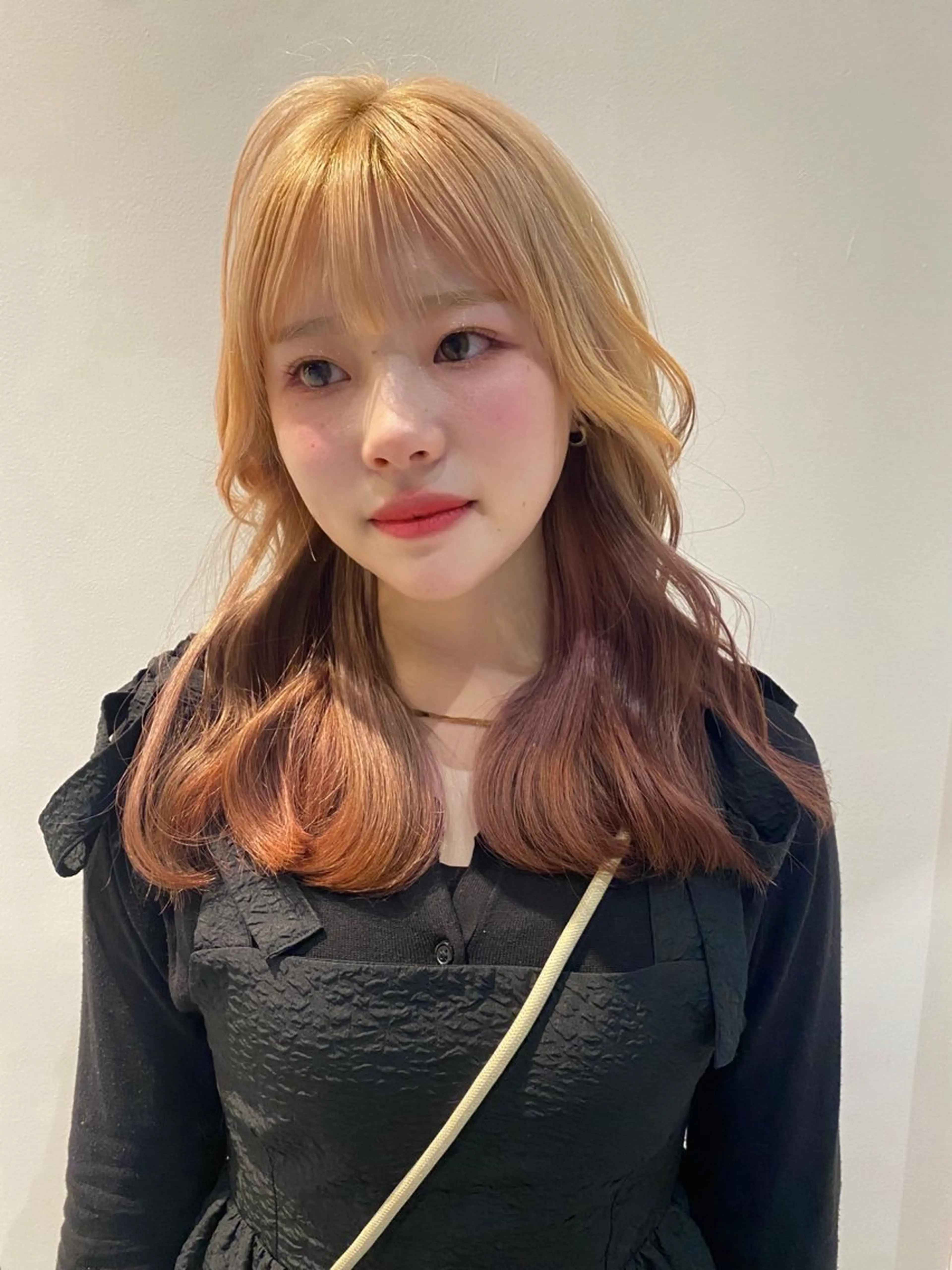 セミロング カラー 似合わせカット カット ヘアカラー トリートメント mai / linoah˚✧のヘアスタイル