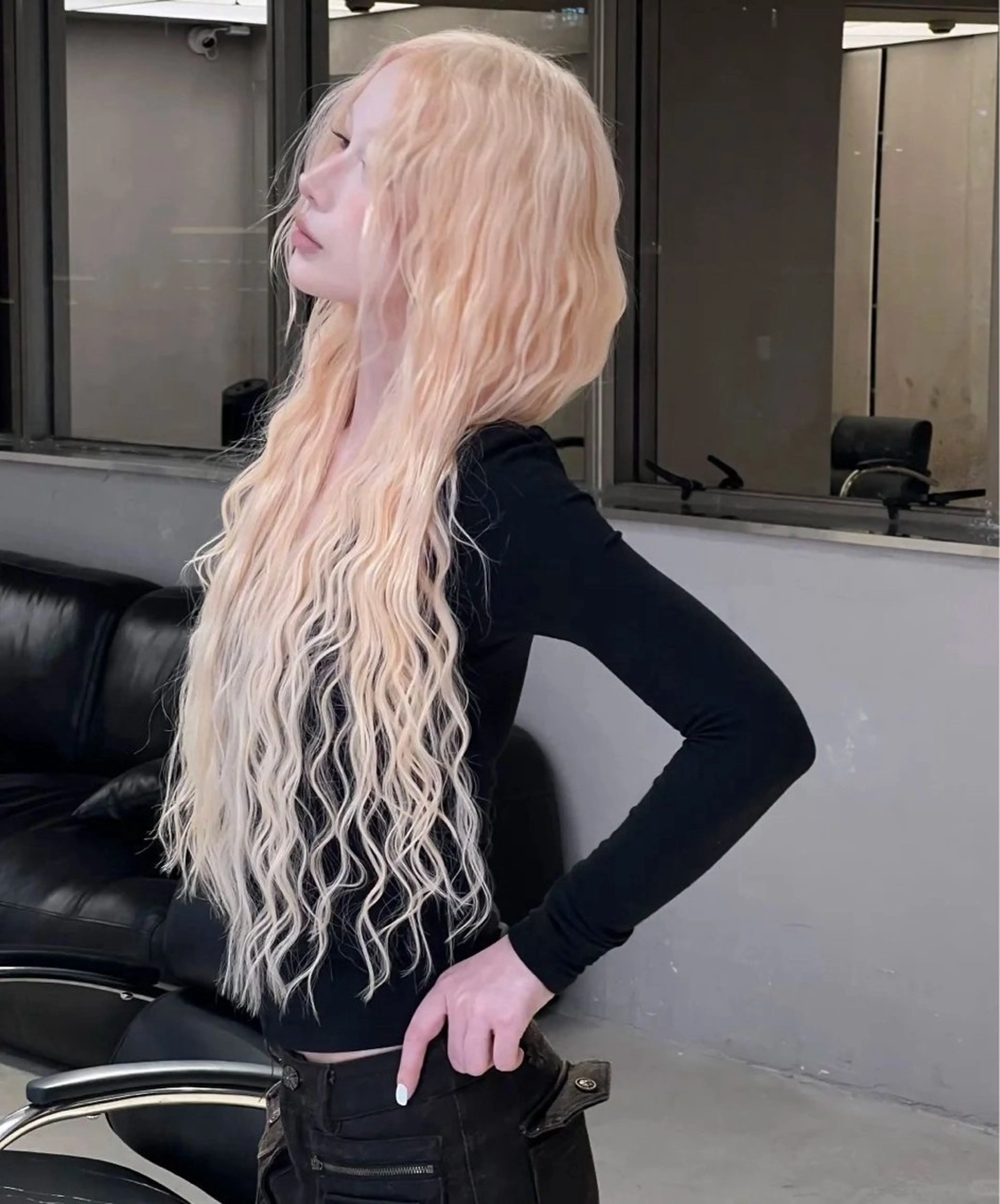 カラー 表参道/ハイトーン/ misaki🎀のヘアスタイル