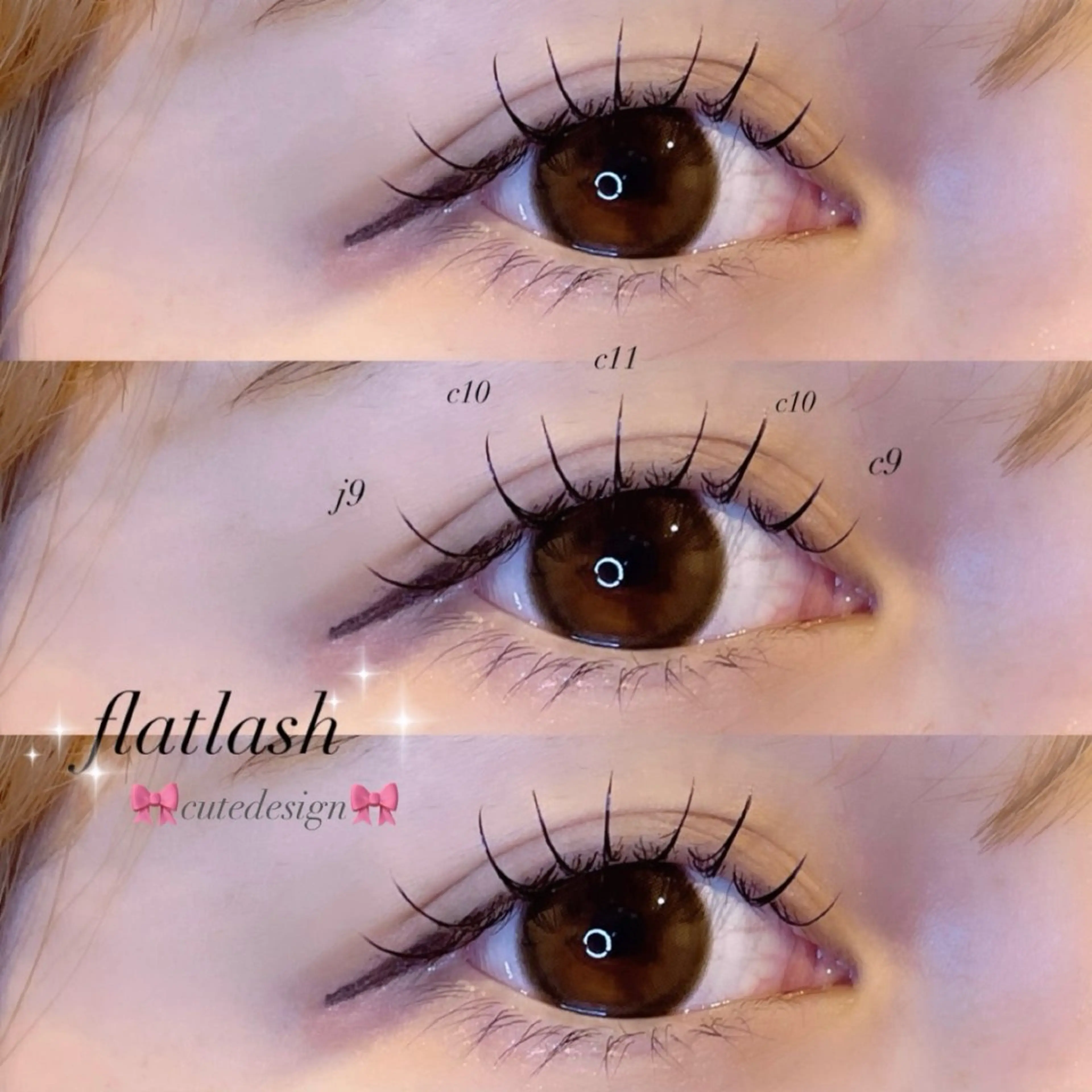 マツエク・マツパ マツエク Mell Yuuna ♡パリエク /束感のマツエク・マツパデザイン