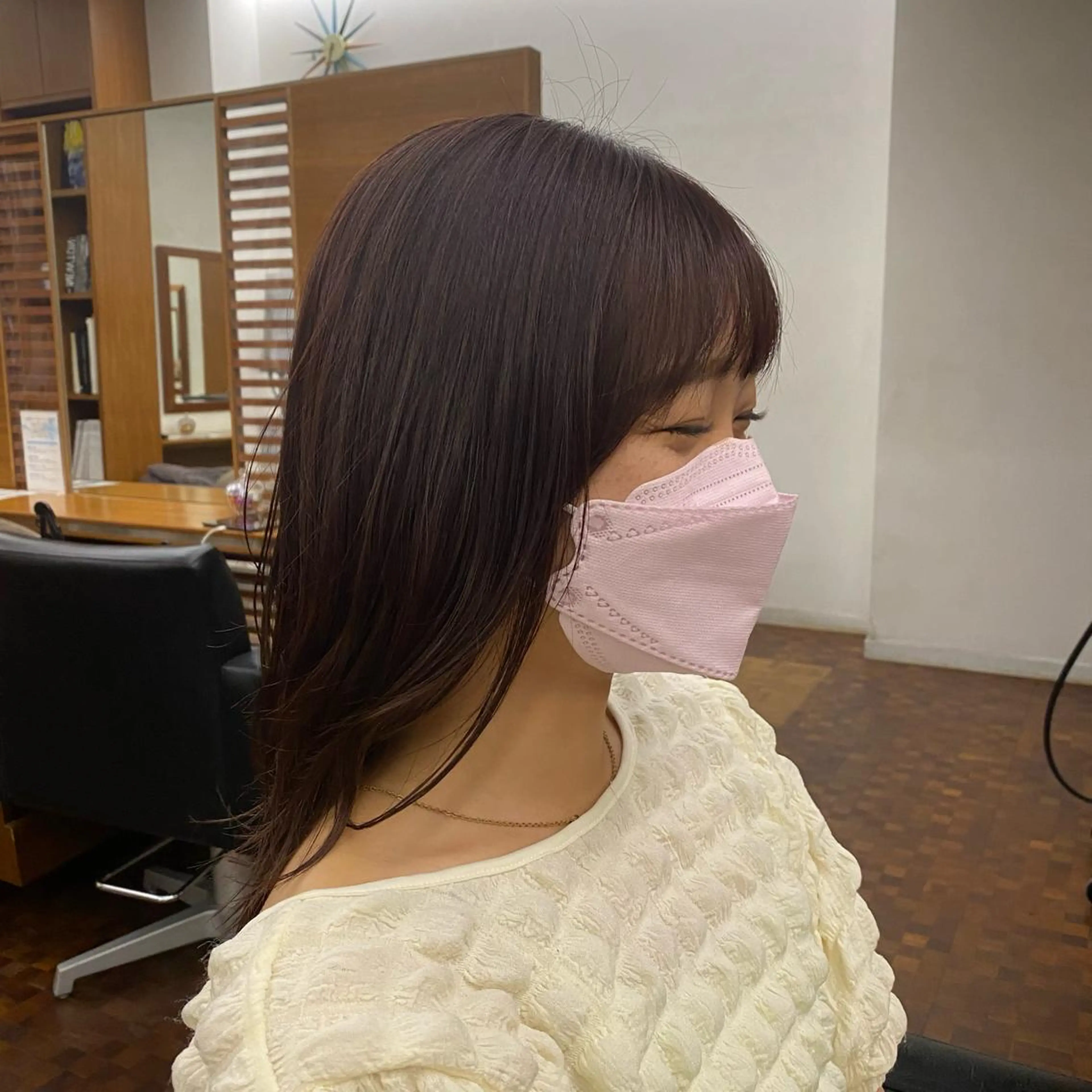 ミディアム 似合わせレイヤー/ ニュアンスパーマ高倉のヘアスタイル