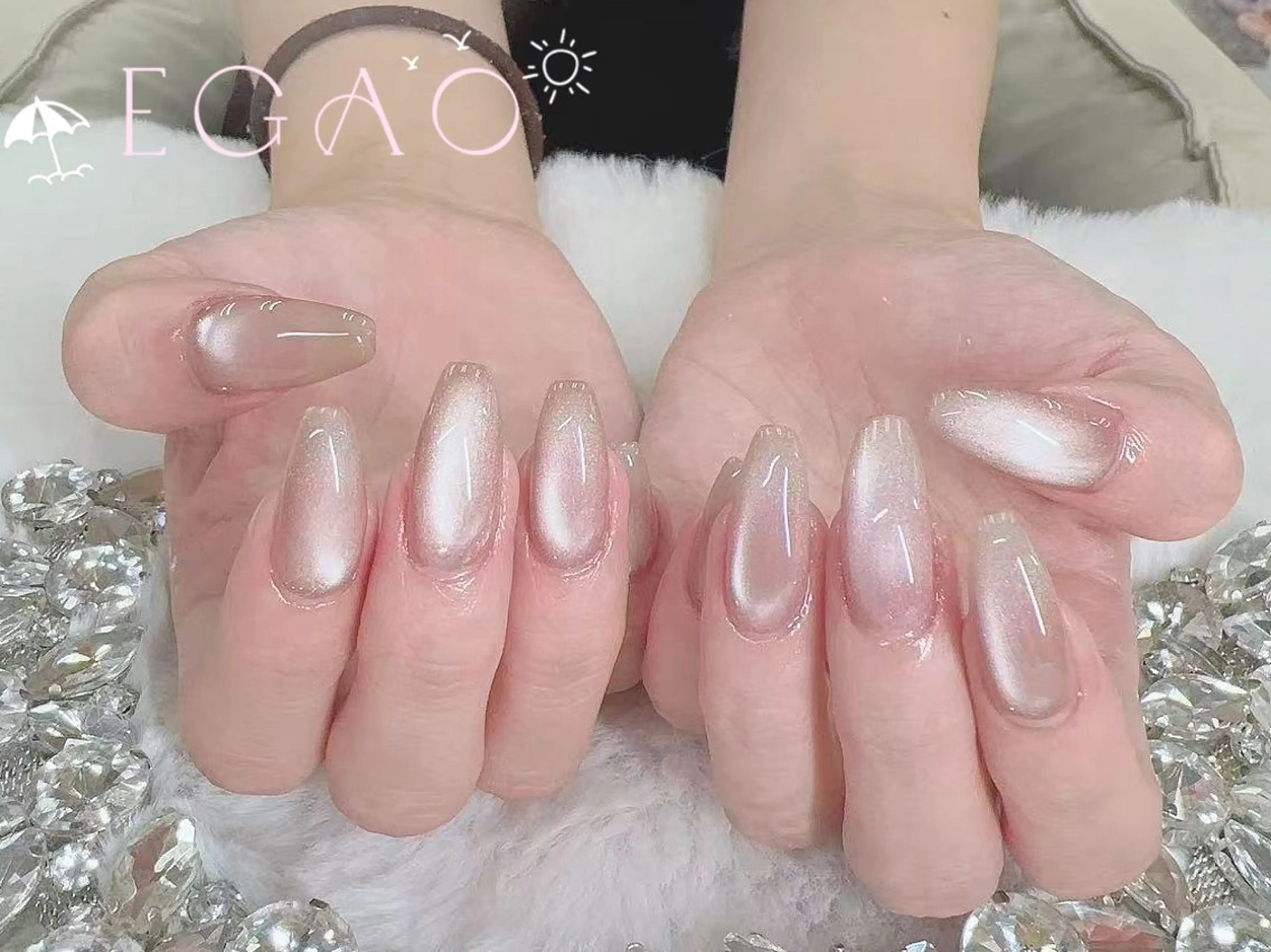ネイル アートネイル フットネイル フレンチネイル ジェルネイル グラデーション ハンドネイル Egao Nail錦糸町店のネイルデザイン