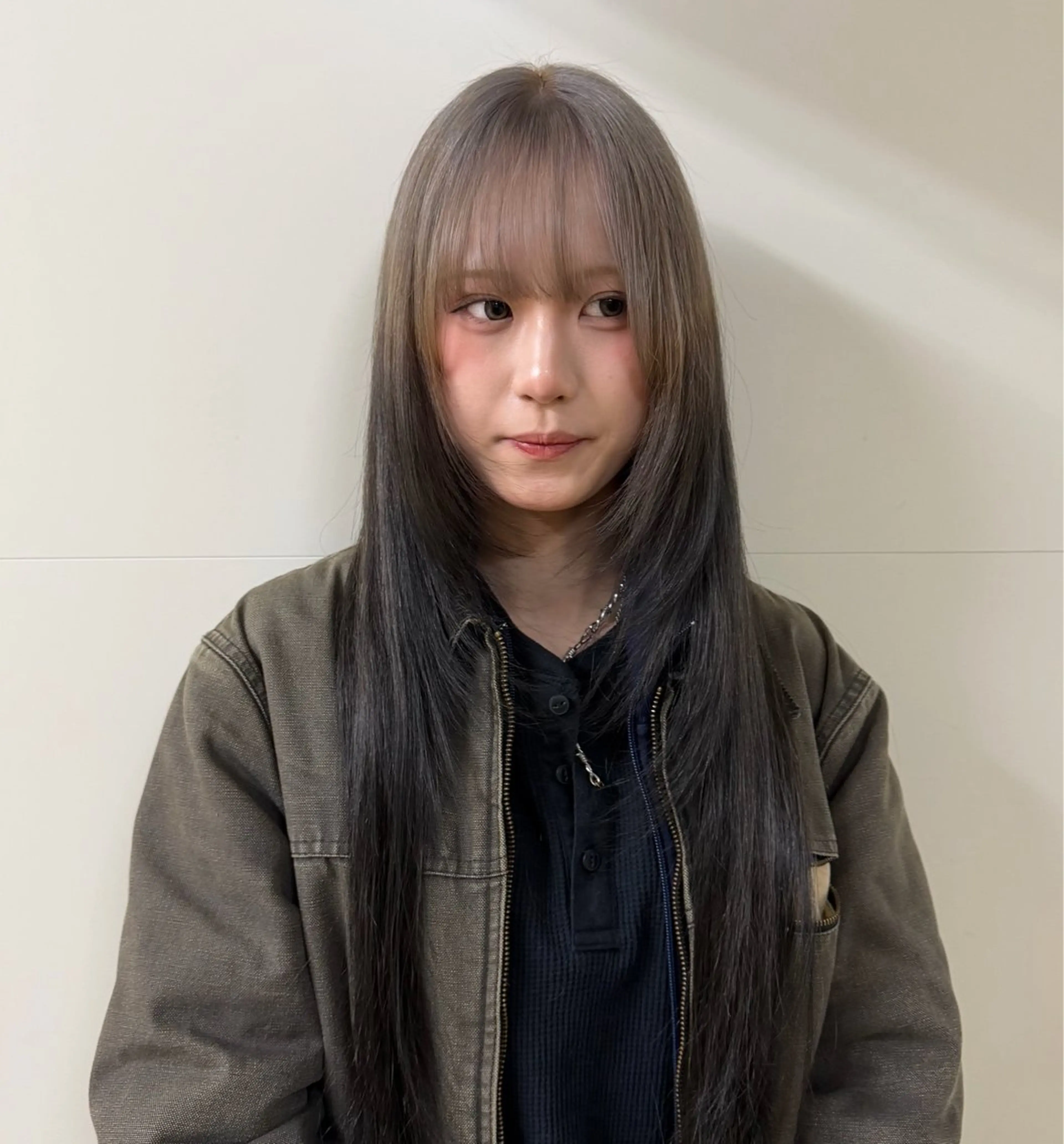 ロング カラー ヘアカラー ベージュ/透明感 color/rinのヘアスタイル
