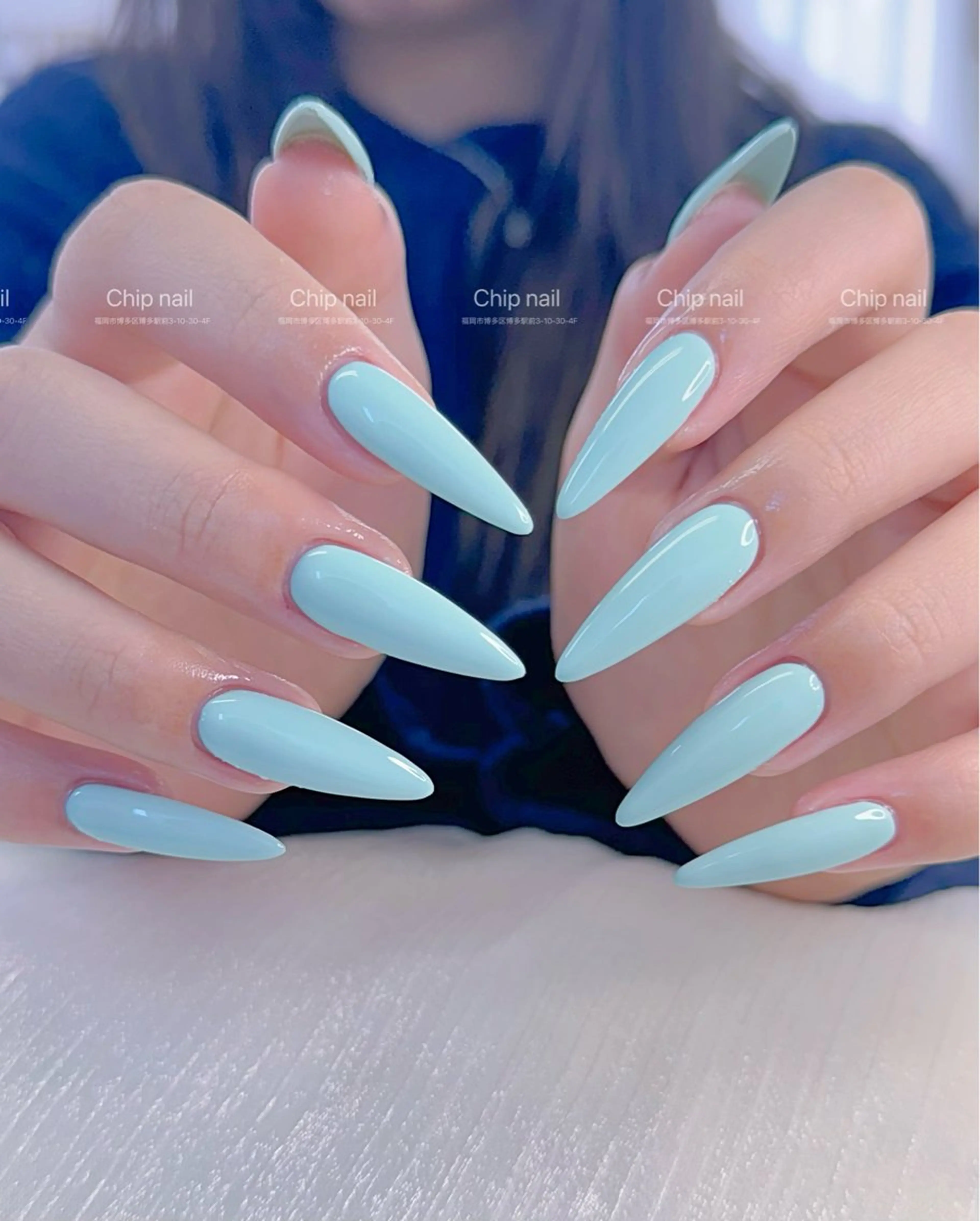 ネイル ロングネイル ハンドネイル chip nail harukaのネイルデザイン