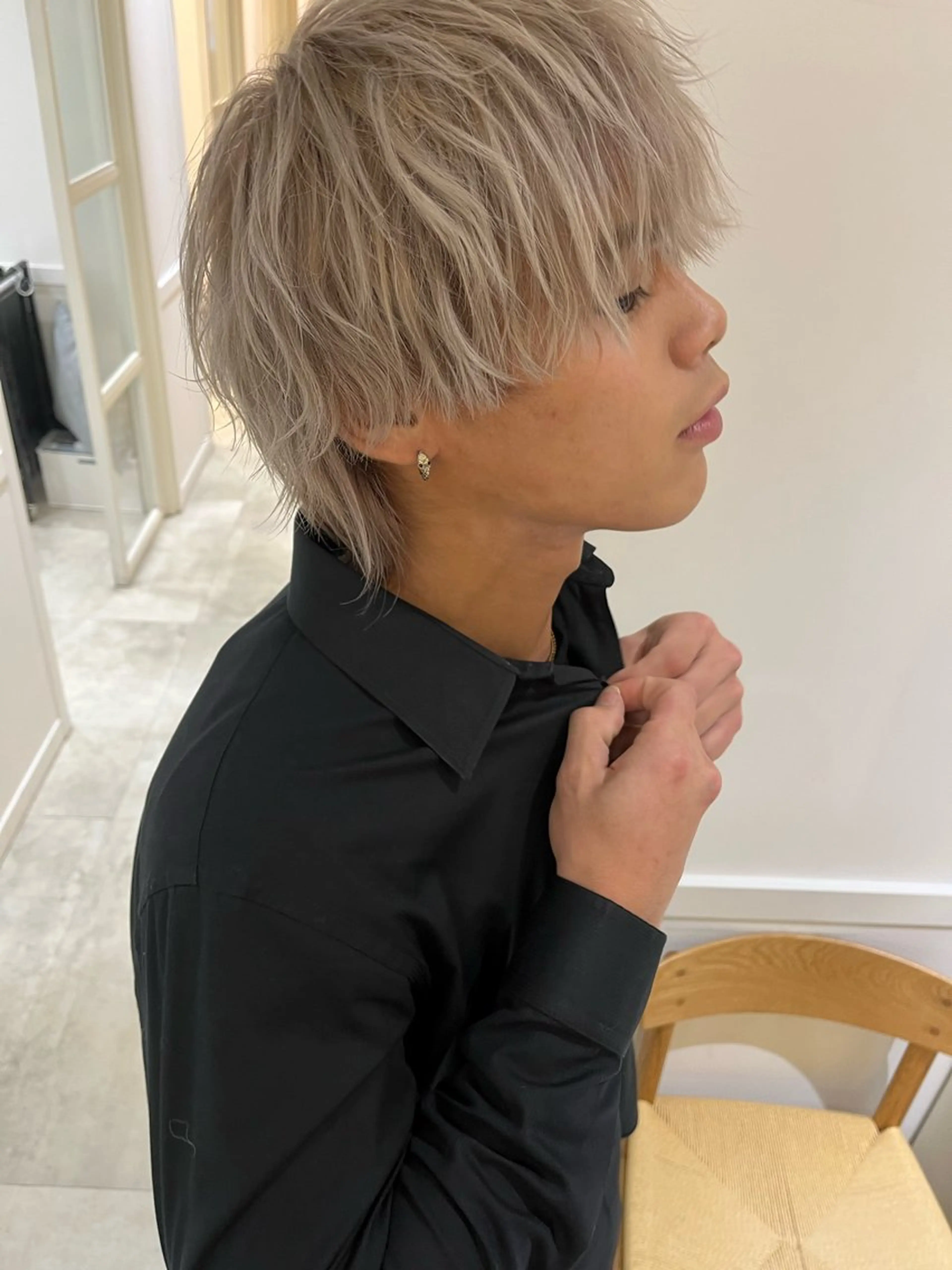 カラー メンズ メンズブリーチ ブリーチ 透明感カラー ダブルカラー 髪質改善 【ただの天才 🎨】のヘアスタイル