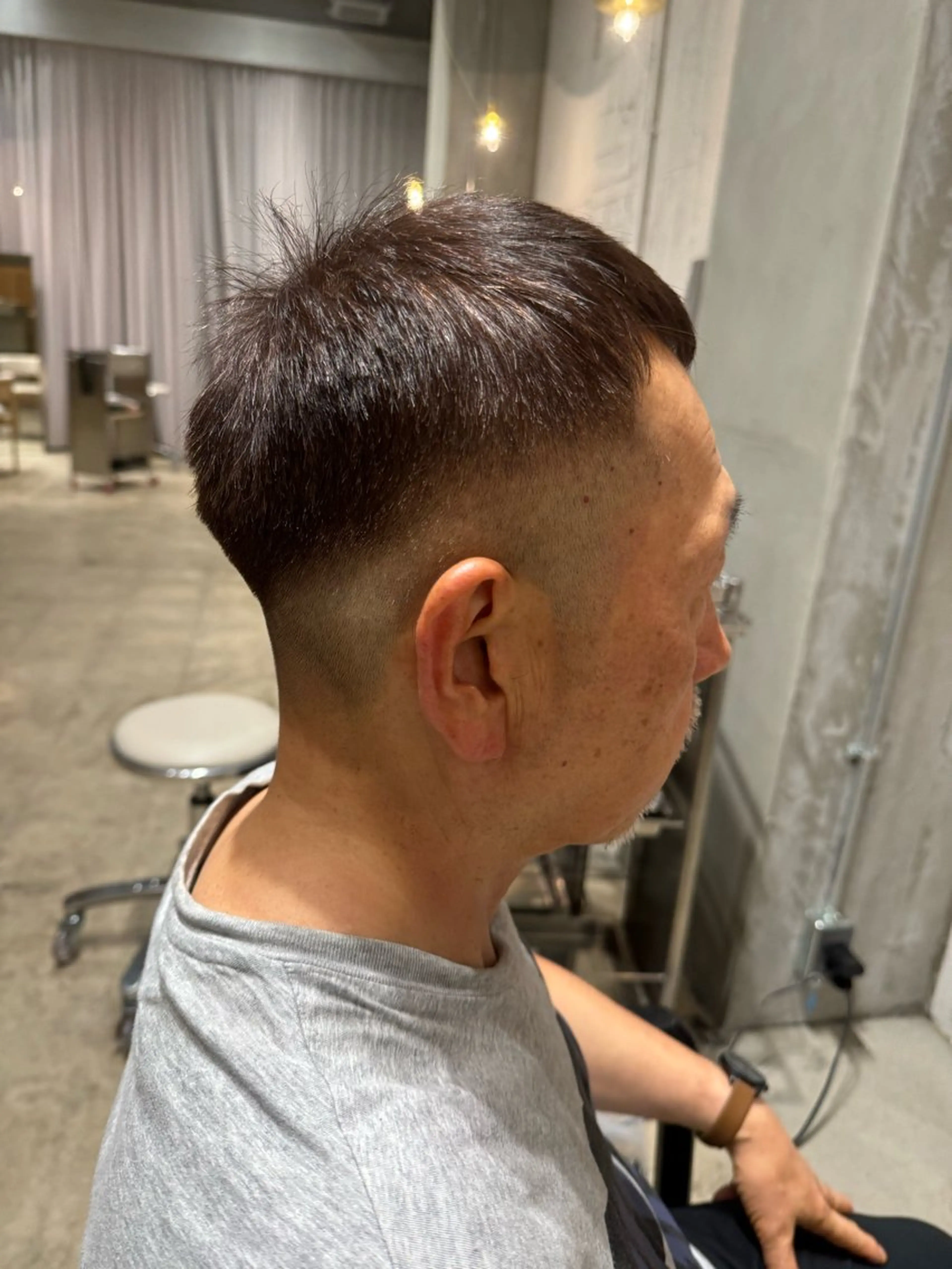 ショート メンズ フェードカット Casetta. もえか🌟のヘアスタイル