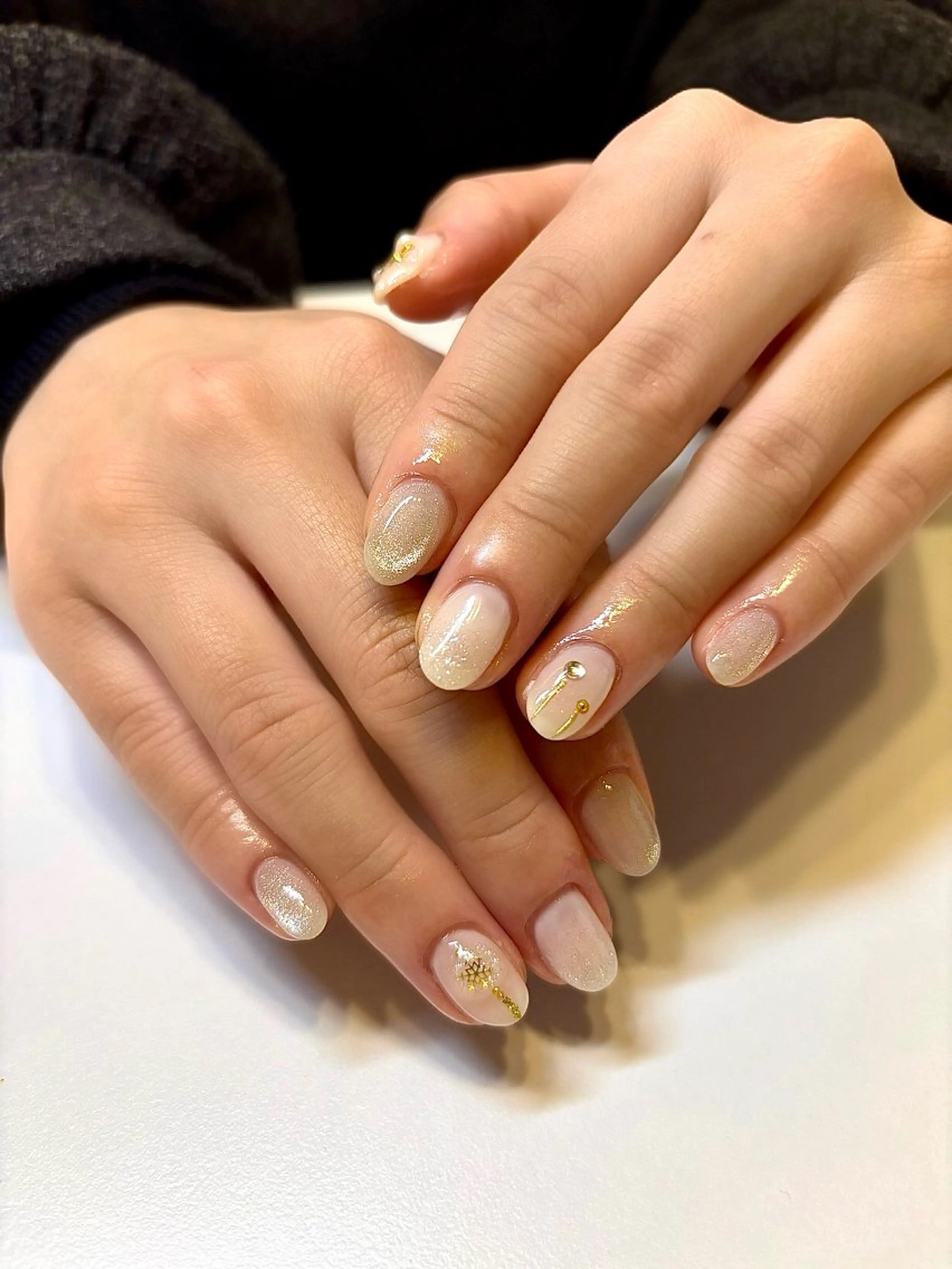 ネイル ️🩵Merci Miyu 南堀江️のネイルデザイン