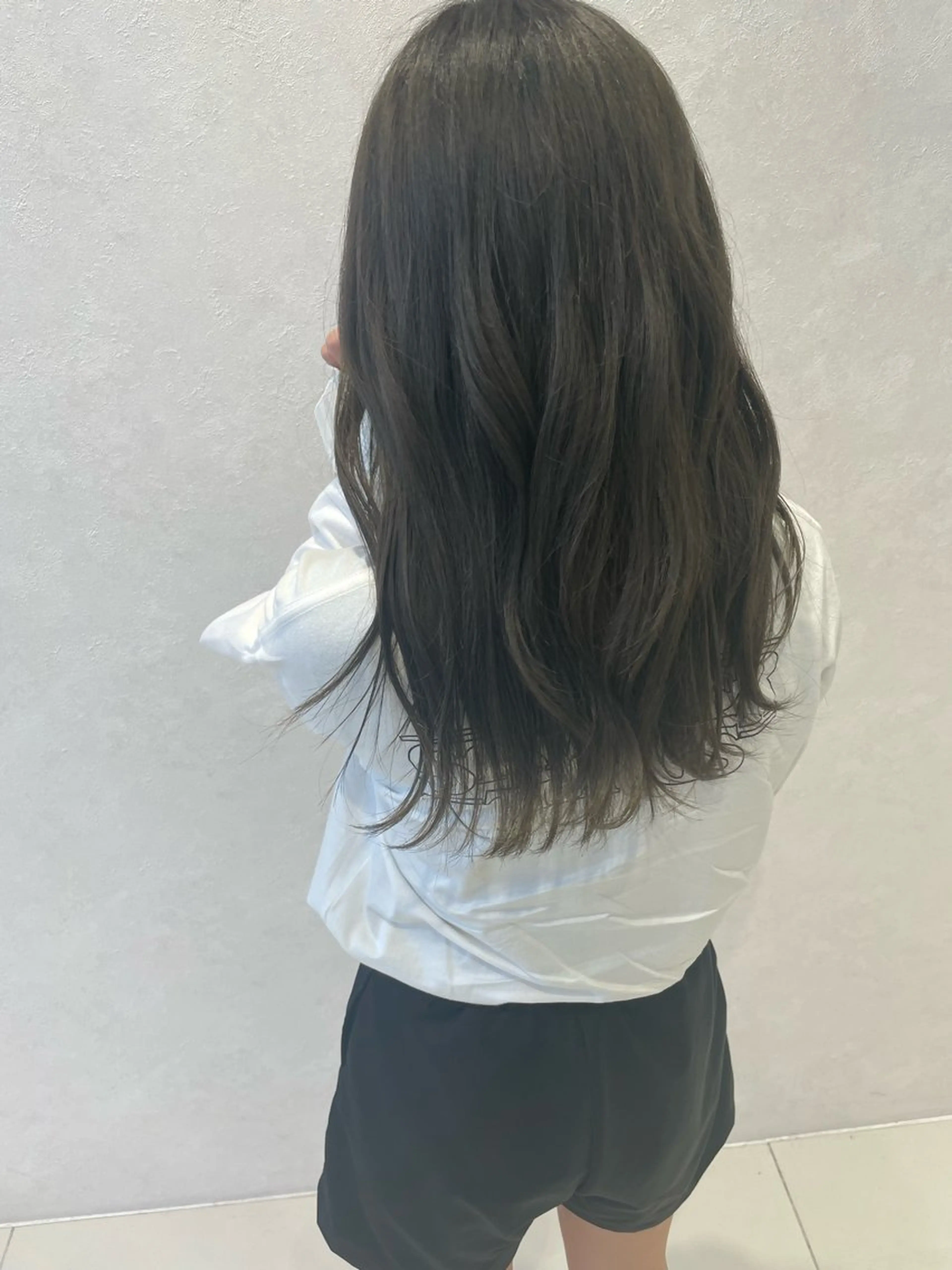 ロング カラー カット ヘアカラー トリートメント 益川万由 /高崎のヘアスタイル