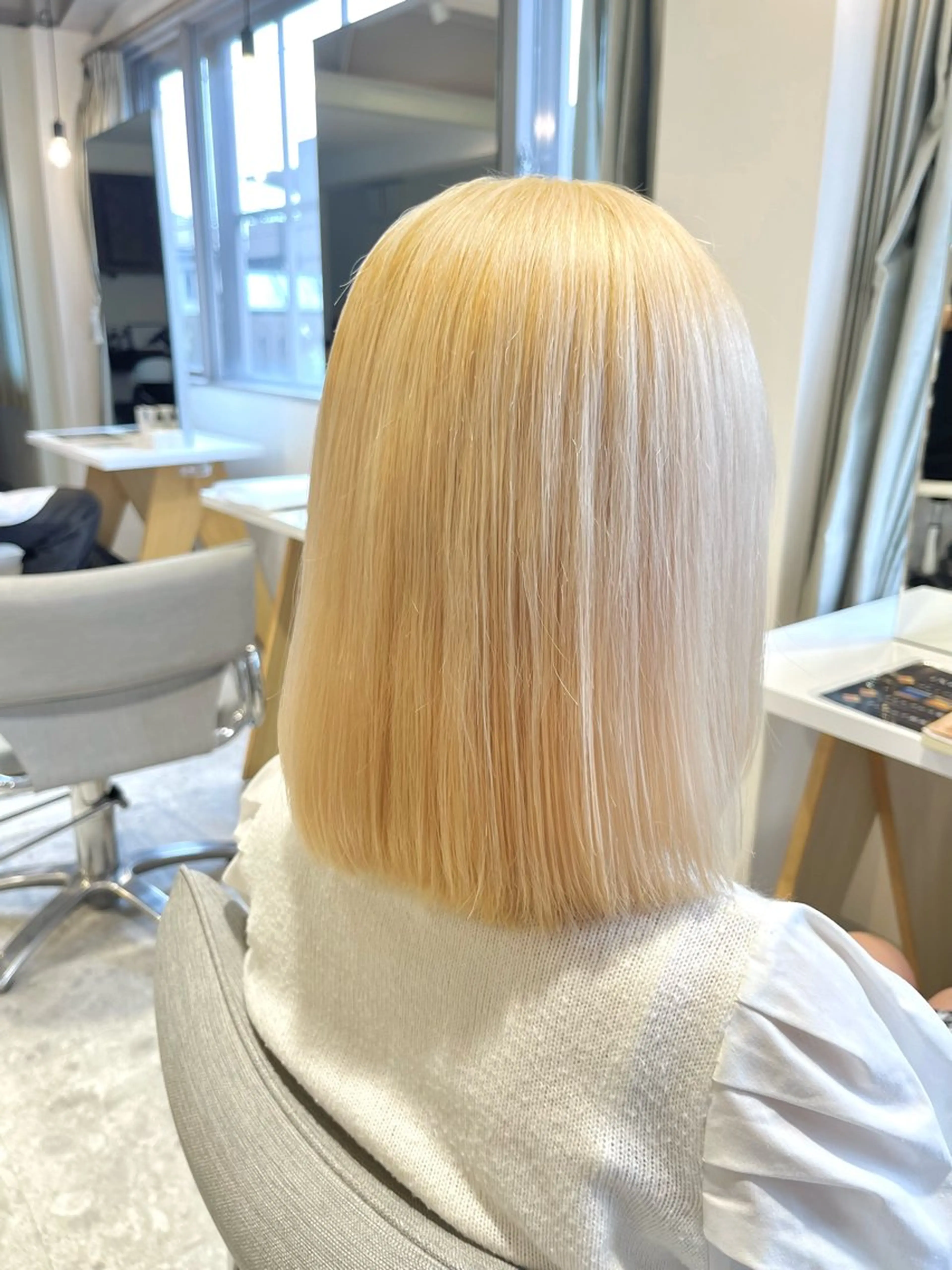 ロング ヘアカラー トリートメント ナルセナツキ 👾ハイトーンのヘアスタイル