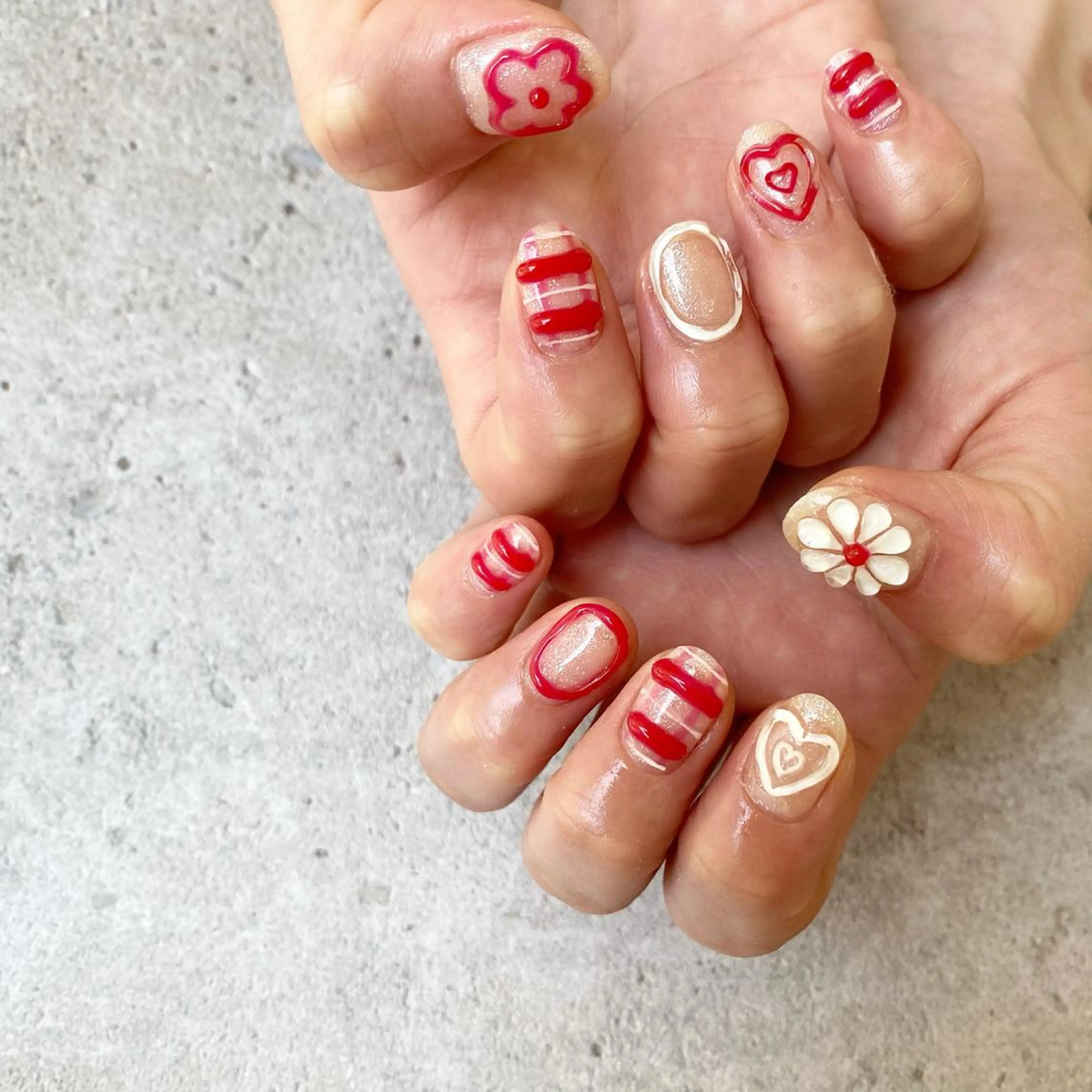 10本アートし放題コース（オフ・ケア込）の写真