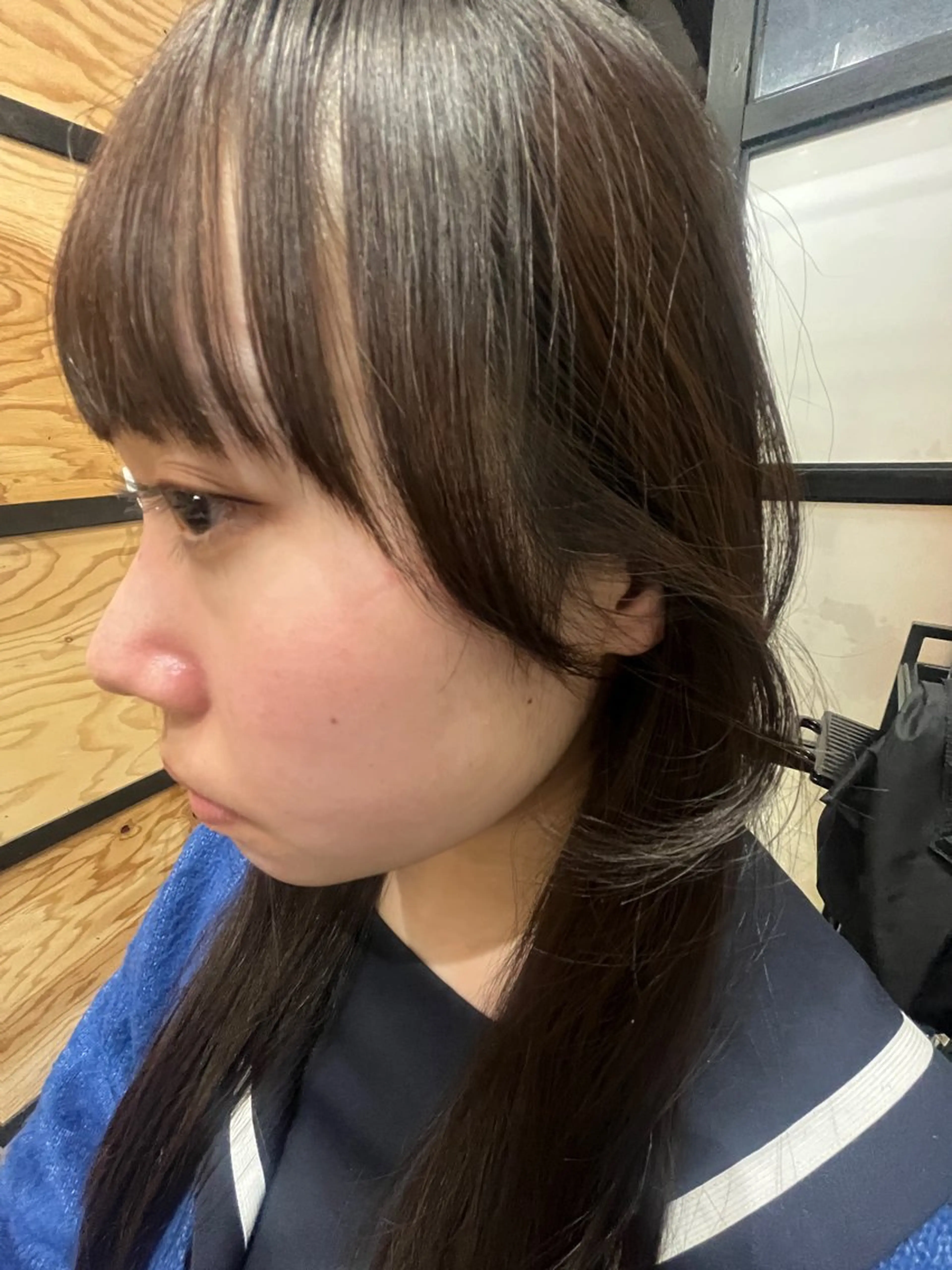 ロング カラー パーマ 久木原 ゆりのヘアスタイル