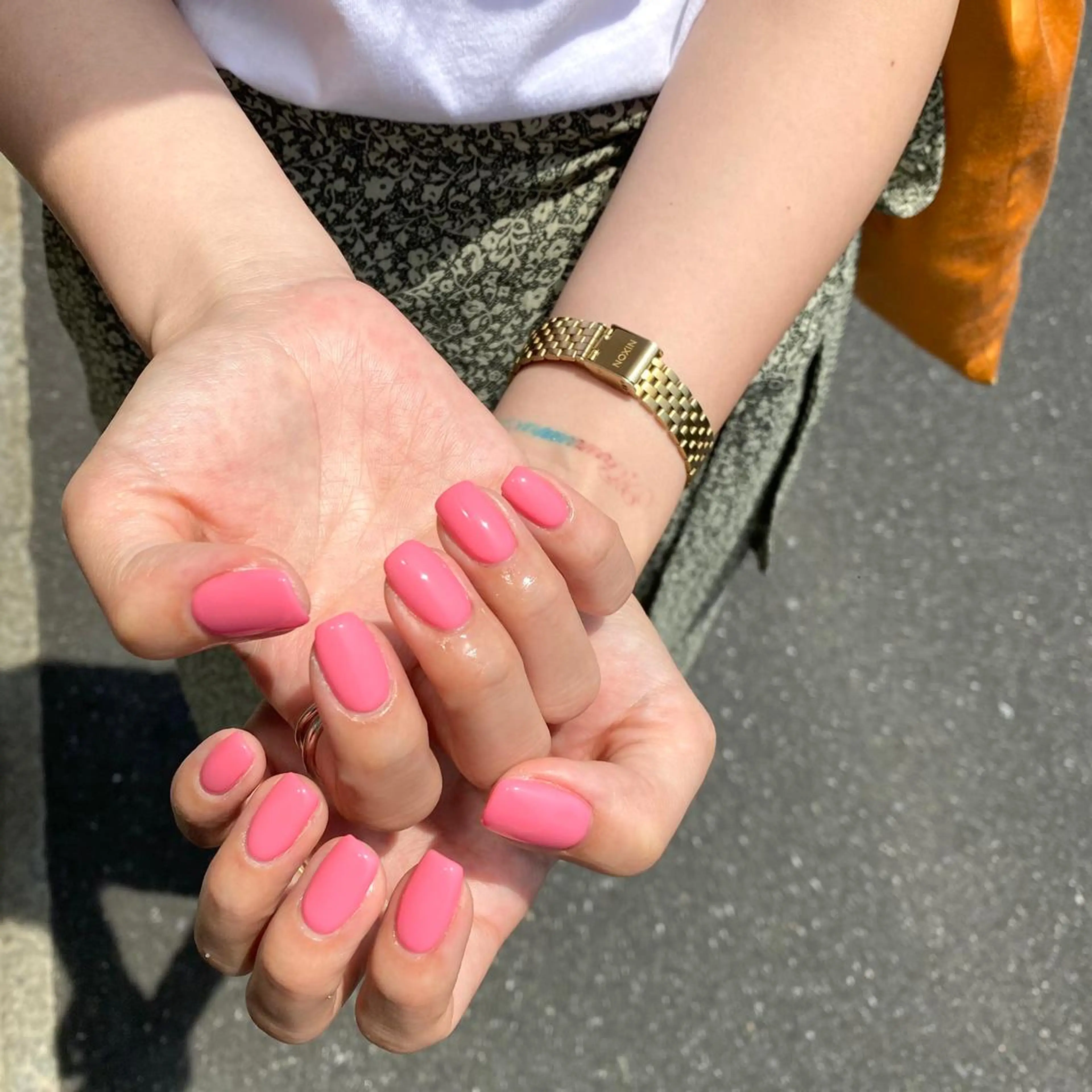 カラー ネイル ハンドネイル ハンドケア nailsalon shin/ikedaのネイルデザイン