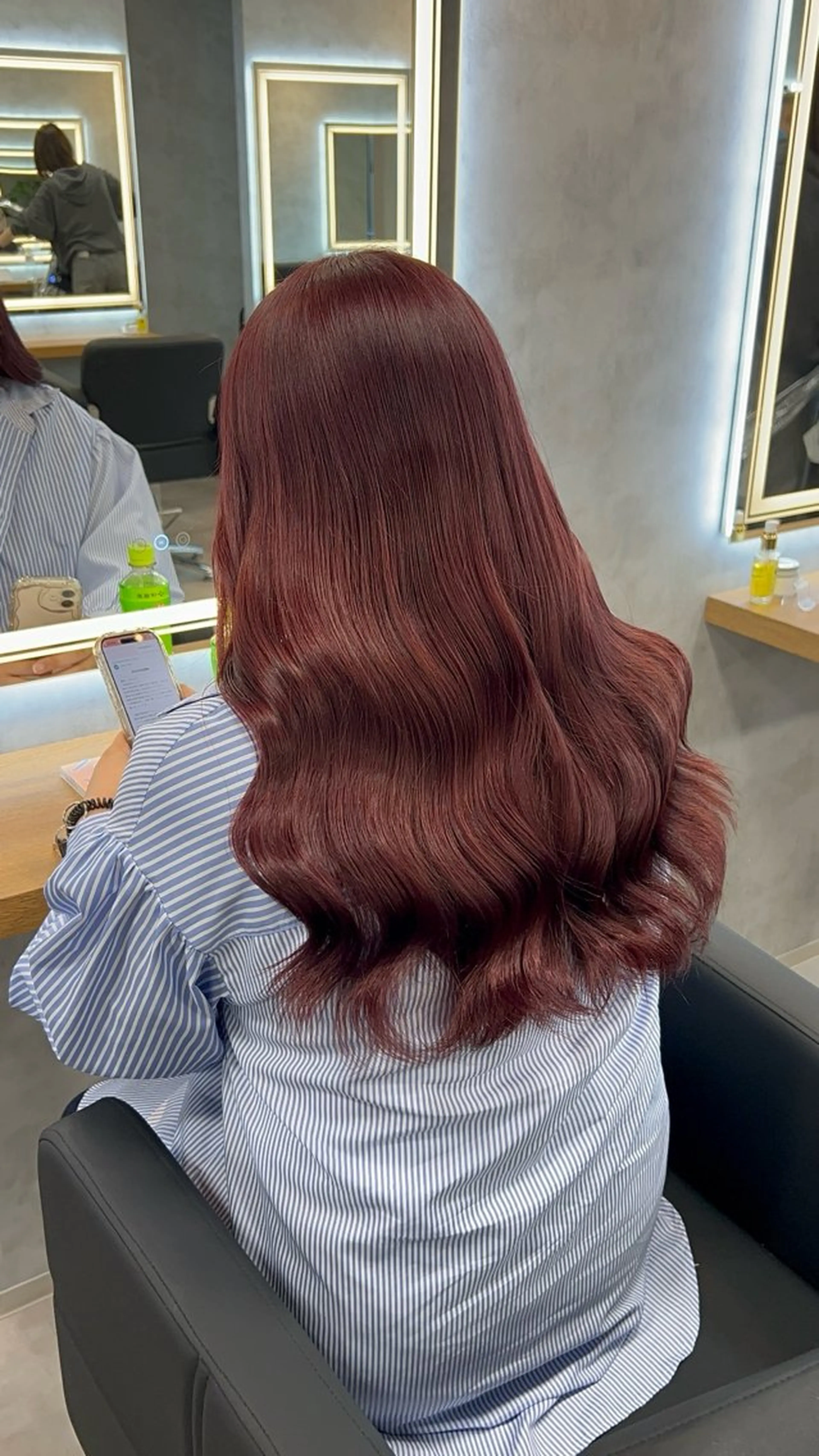 ロング カラー ブリーチ ブリーチなしカラー ピンクカラー ヘアカラー ブリーチなしの達人 🌈KAITOのヘアスタイル