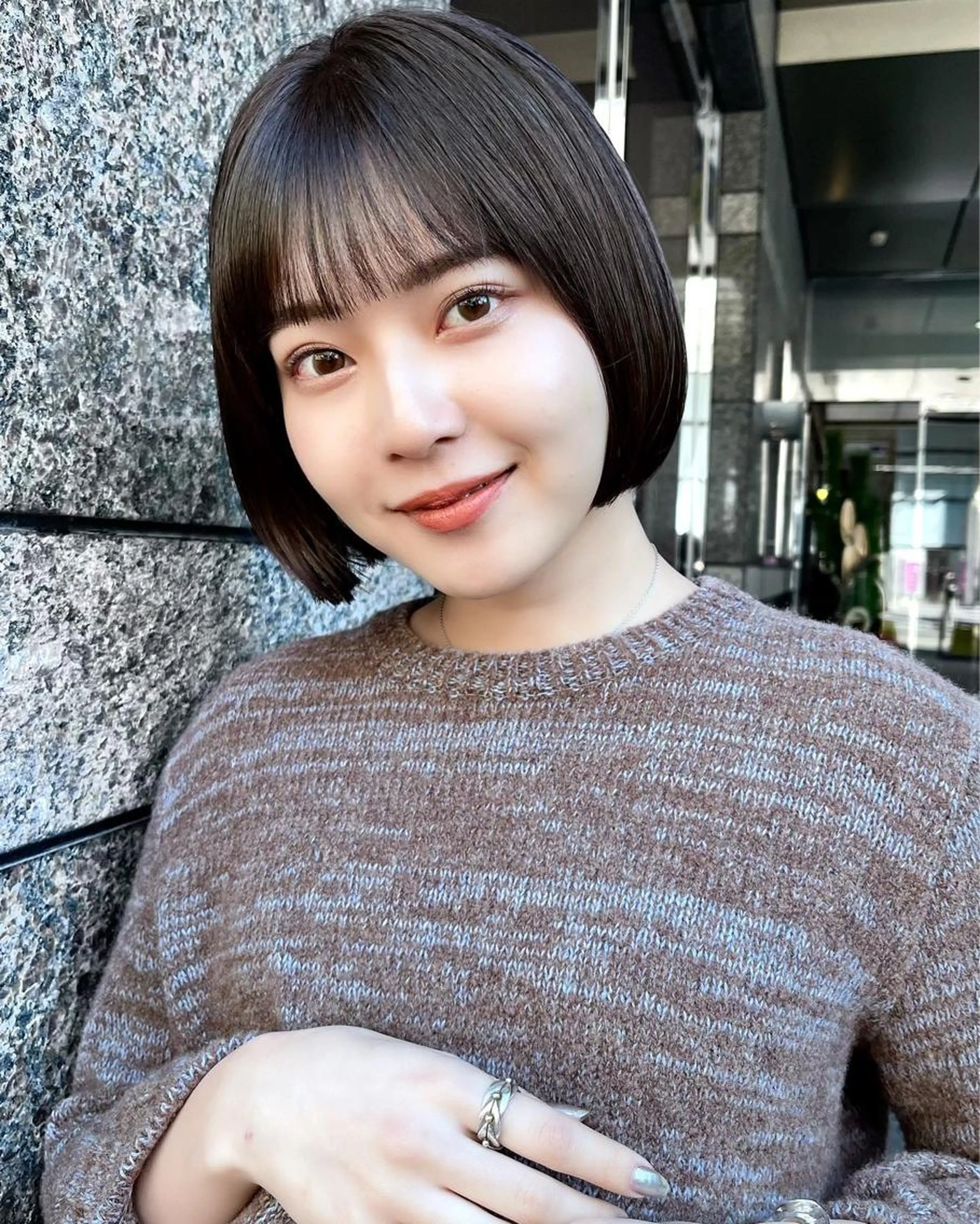 💕梅雨時期にオススメ！カット＋地毛風ストレートでお手入れ楽ちん💕しっとりまとまる3stepトリートメント付き💛の写真