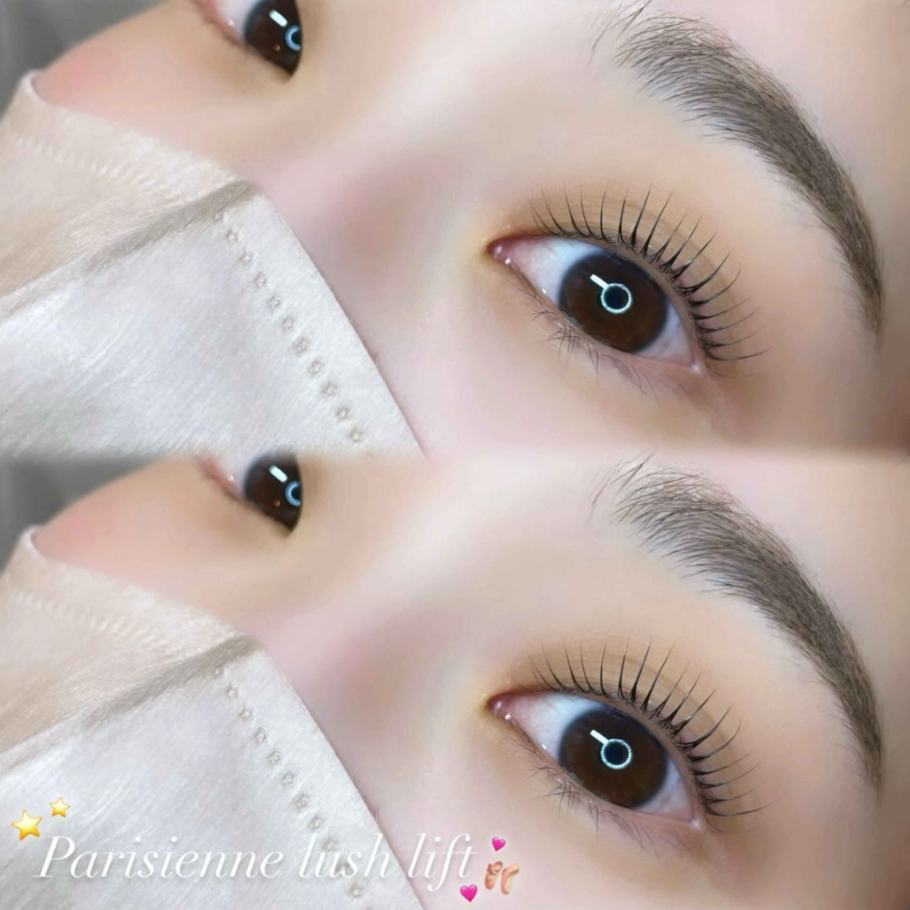 マツエク・マツパ パリジェンヌラッシュリフト lucida💘 aimiのマツエク・マツパデザイン