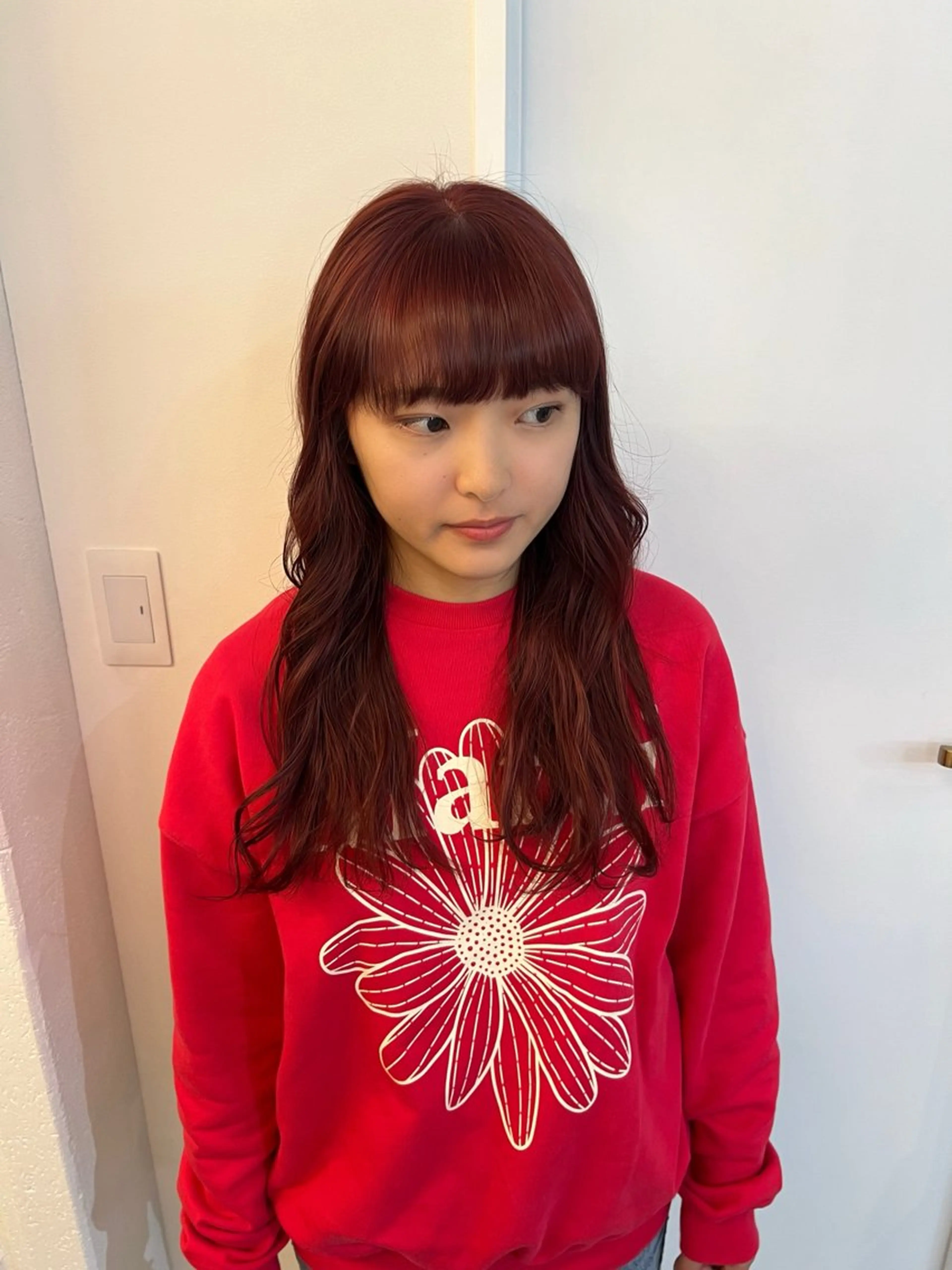 セミロング カラー tomu/大名/艶髪 髪質改善/透明感のヘアスタイル