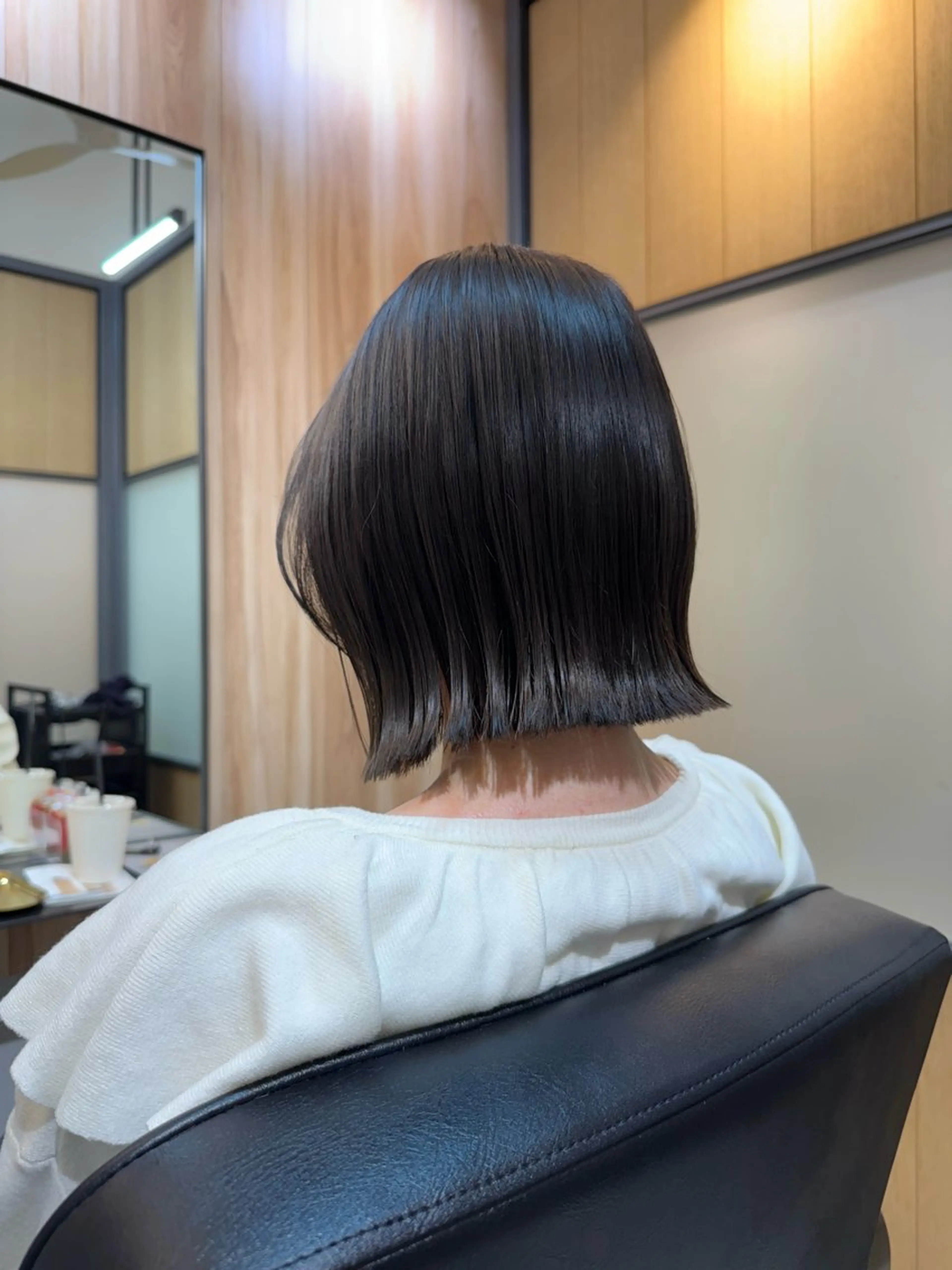 ショート カラー ボブ カット ヘアカラー トリートメント 神戸ボブ✂️ ioe三宮/田 伸佳のヘアスタイル