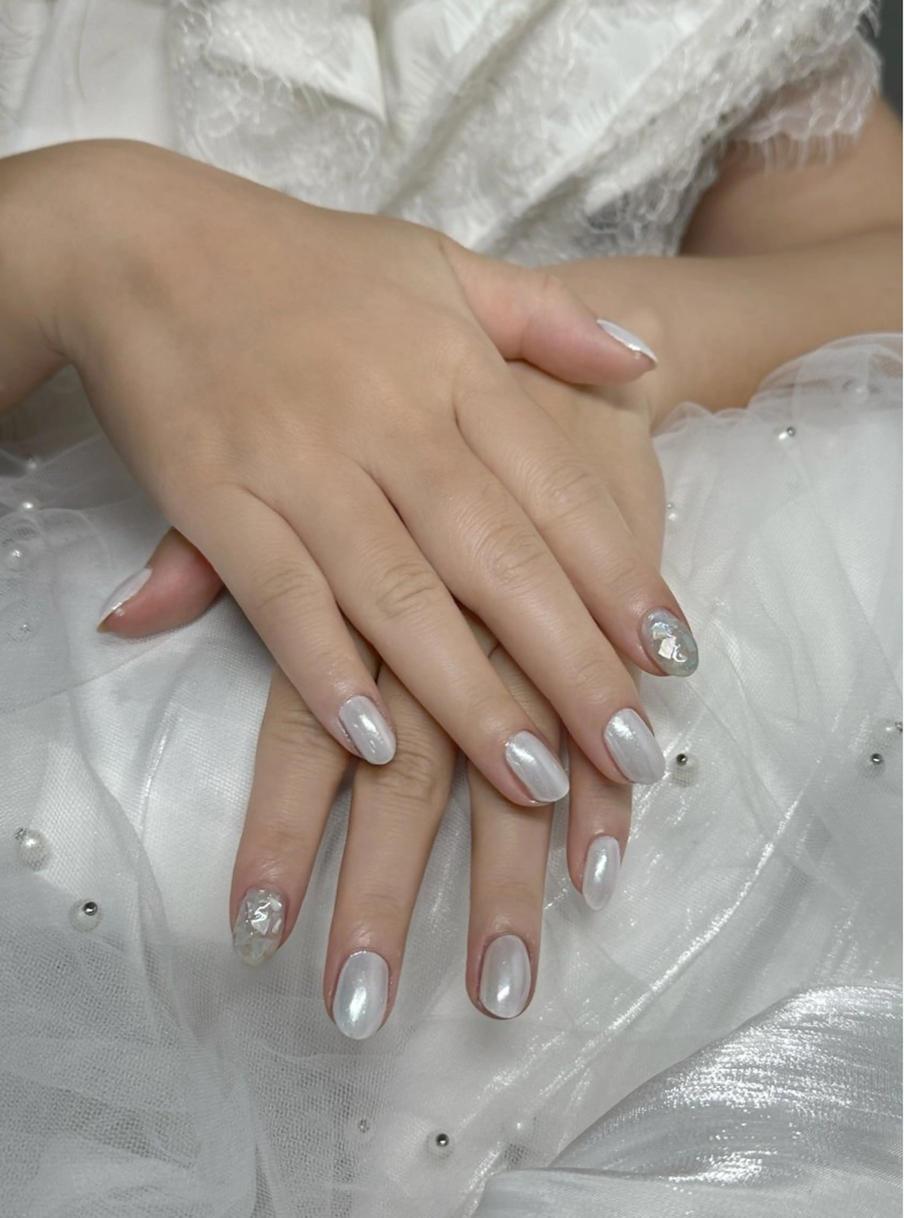 ネイル MoriseNail Jr研修💜はるかのネイルデザイン