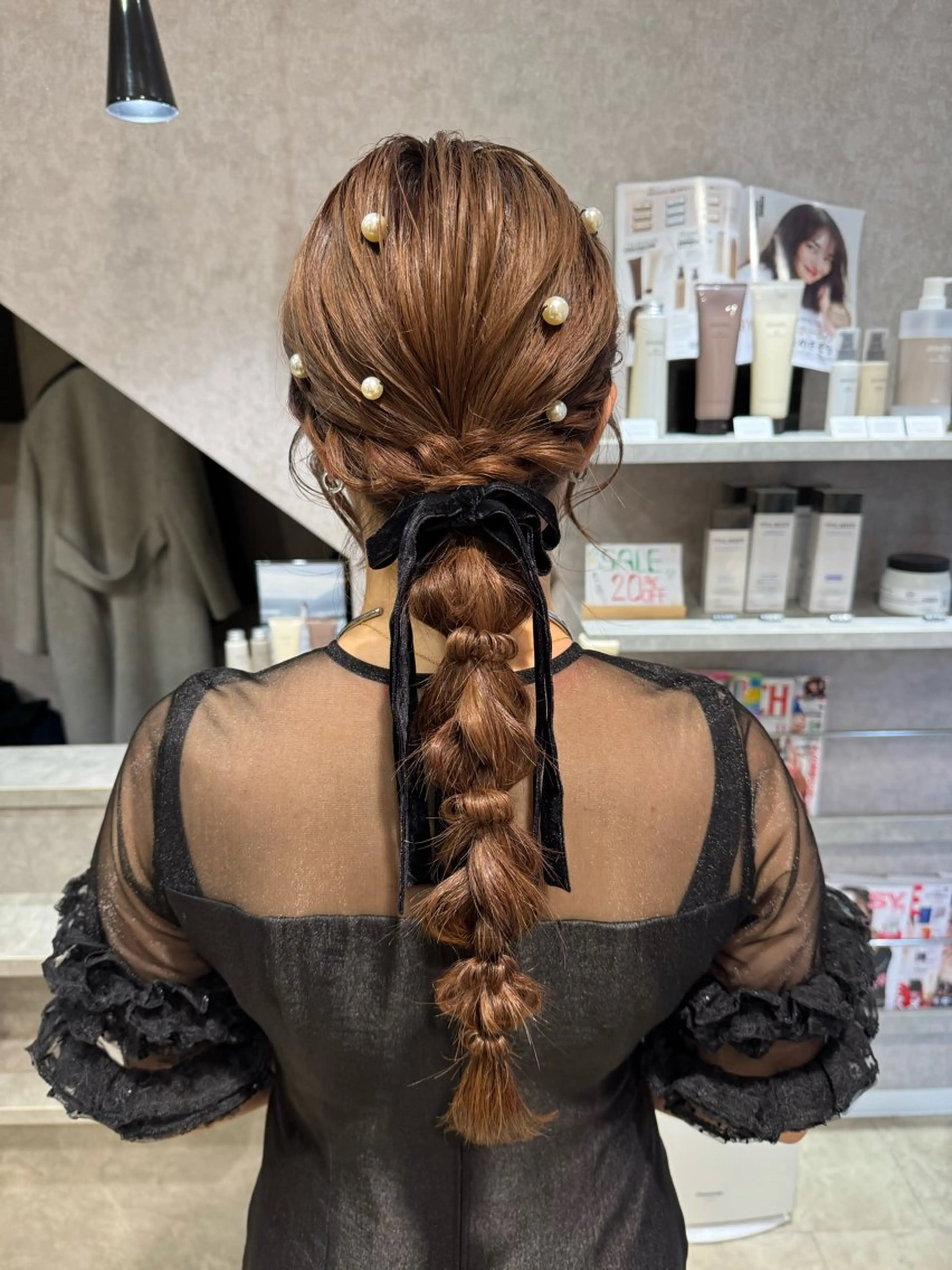 ヘアアレンジ ヘアセット Rio/ヘアセット/ ハイトーンカラーのヘアスタイル