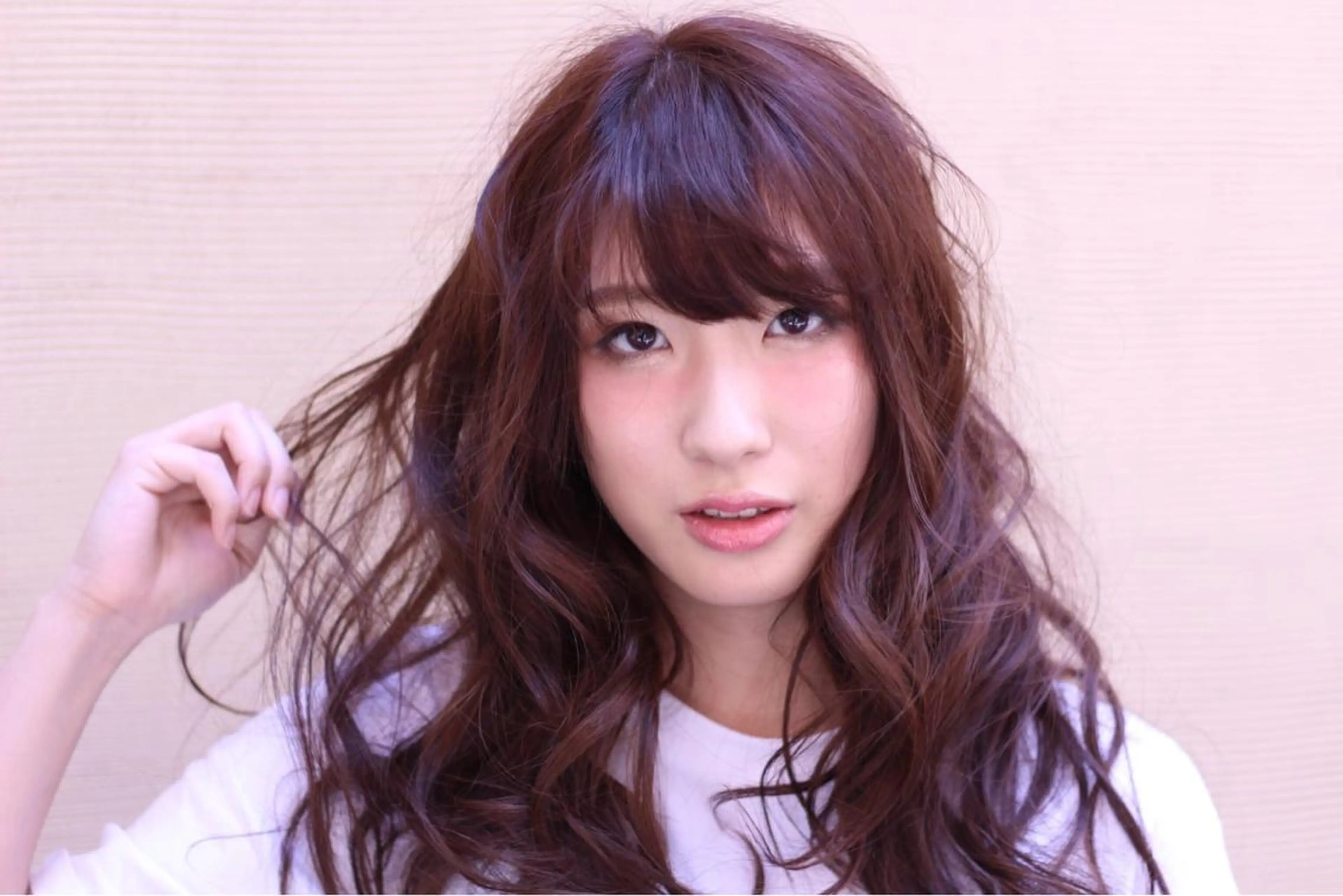 ミディアム セミロング ロング カラー fhami 店長 髪質改善　DAITOのヘアスタイル