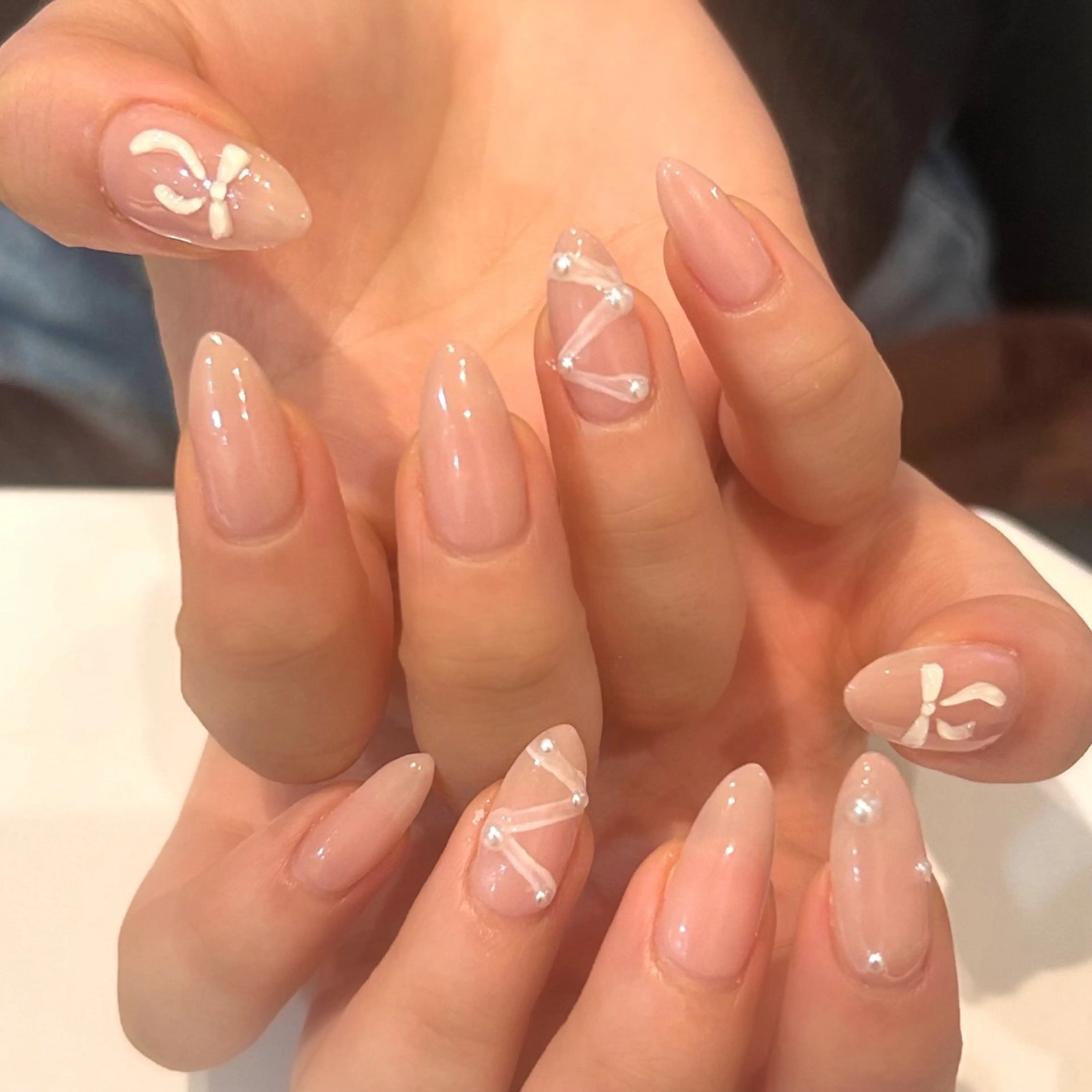 ネイル アートネイル ハンドネイル misaki🎀 coffret.のネイルデザイン