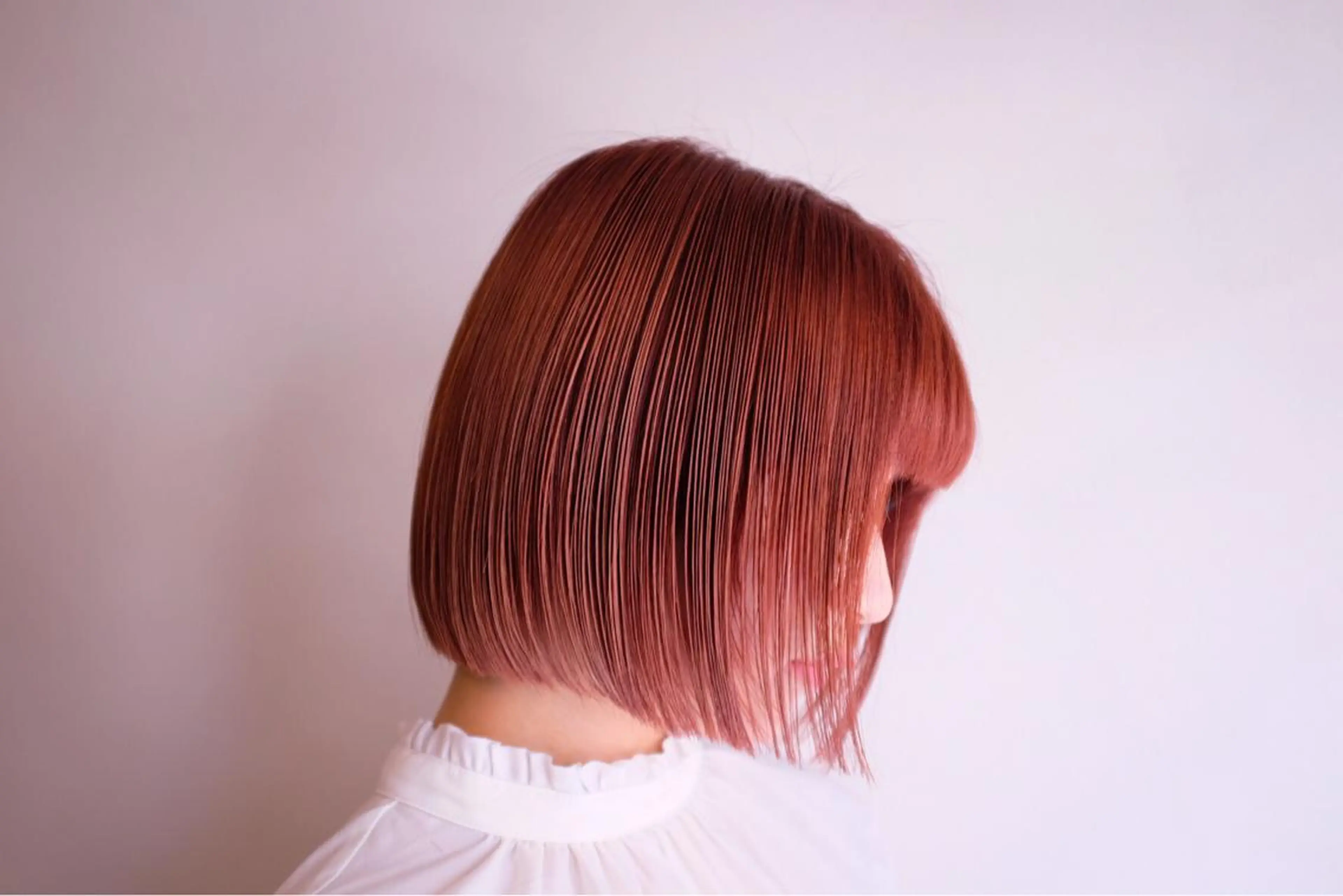 ミディアム カラー ピンクカラー ヘアカラー 【縮毛矯正・艶髪】 髪質改善　橋本🌟のヘアスタイル