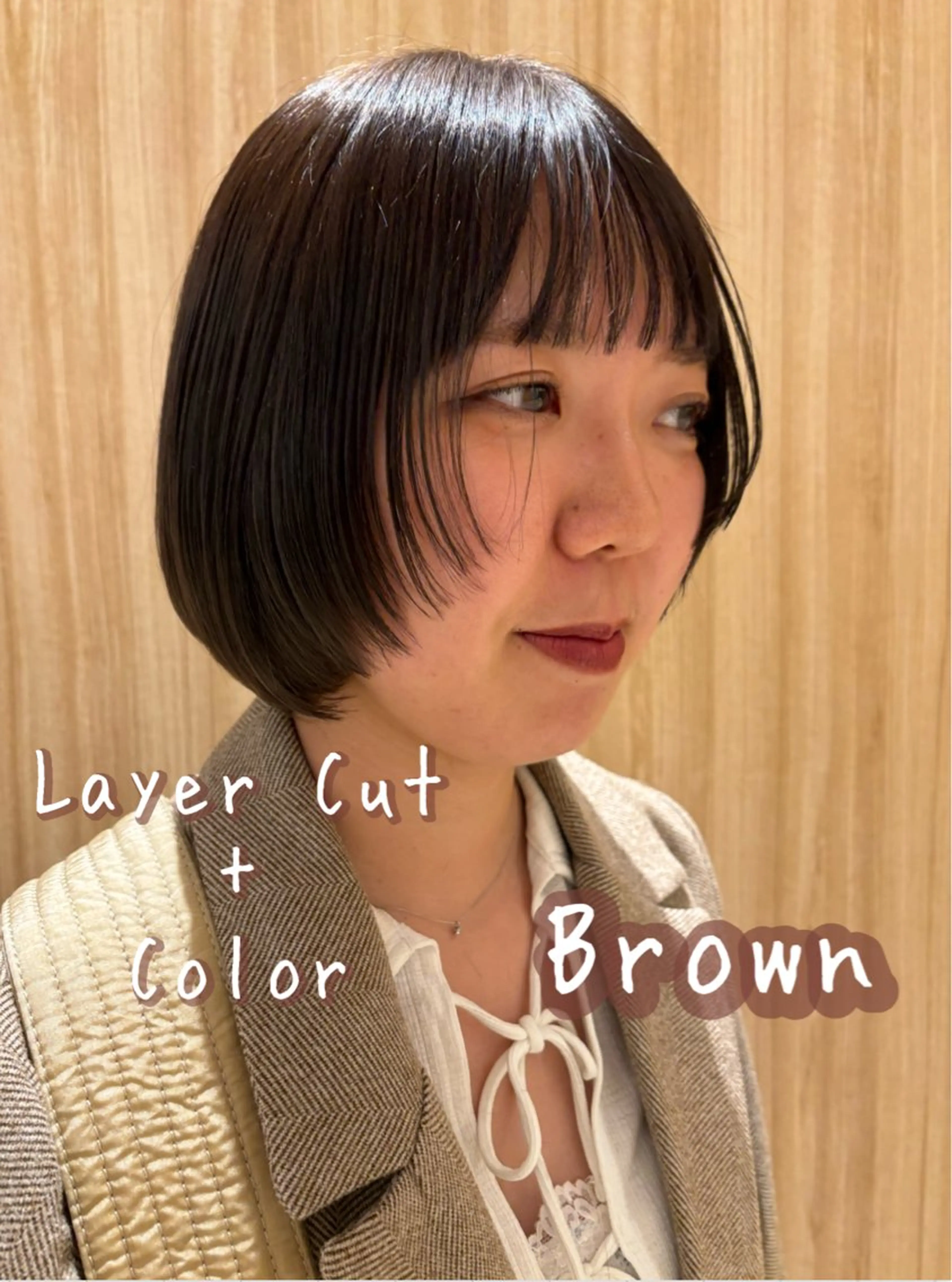 ショート カラー カット ヘアカラー 五十嵐 未悠のヘアスタイル