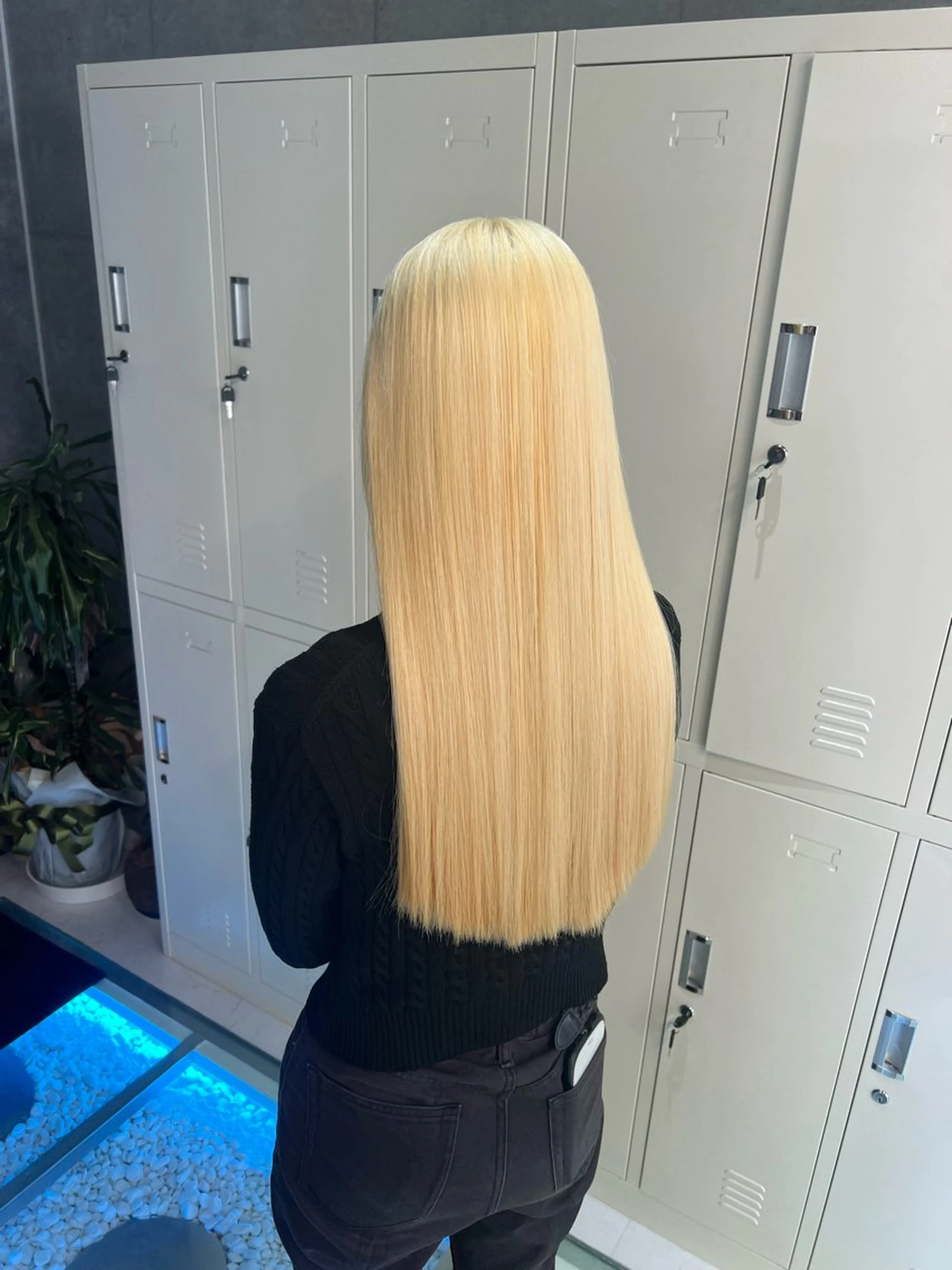 ロング カラー ヘアカラー トリートメント 大人GAL製造機/カ ラー×エクステゆいとのヘアスタイル