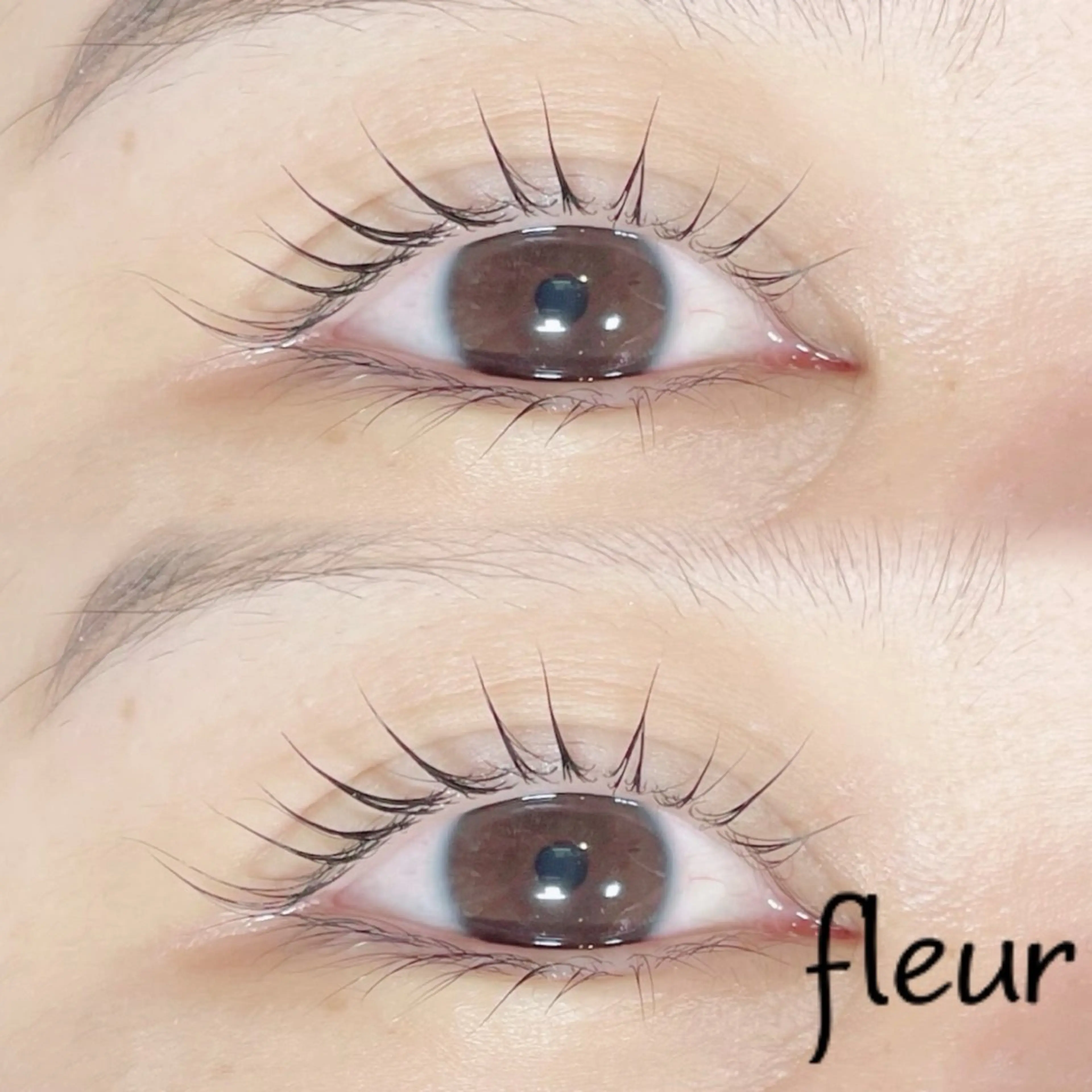 マツエク・マツパ まつげパーマ 🍀fleur🍀 束感/ワンホン/杉浦のマツエク・マツパデザイン